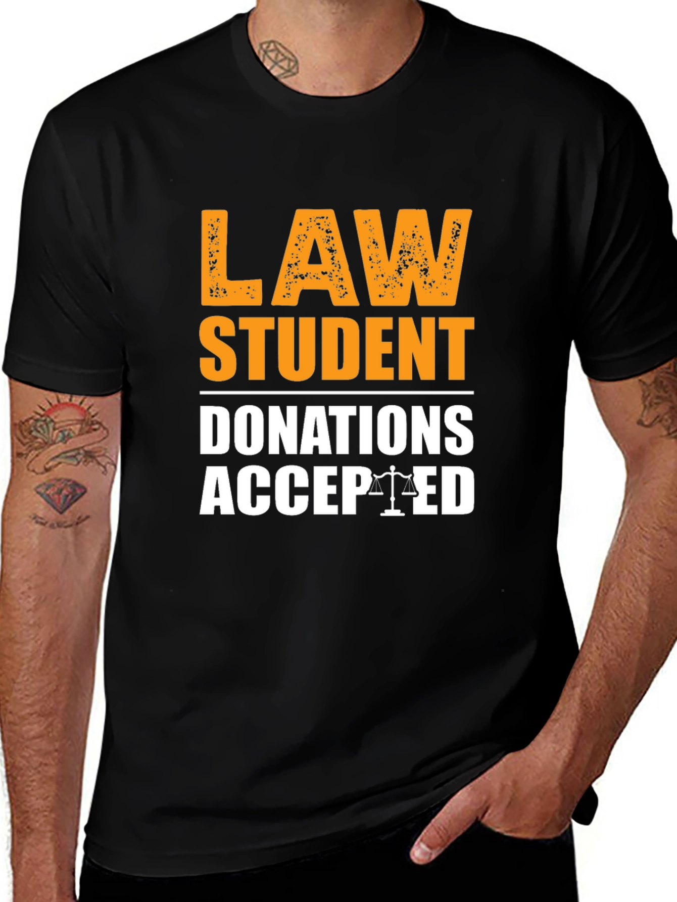 Law Student Donations Accepted Funny T-Shirt