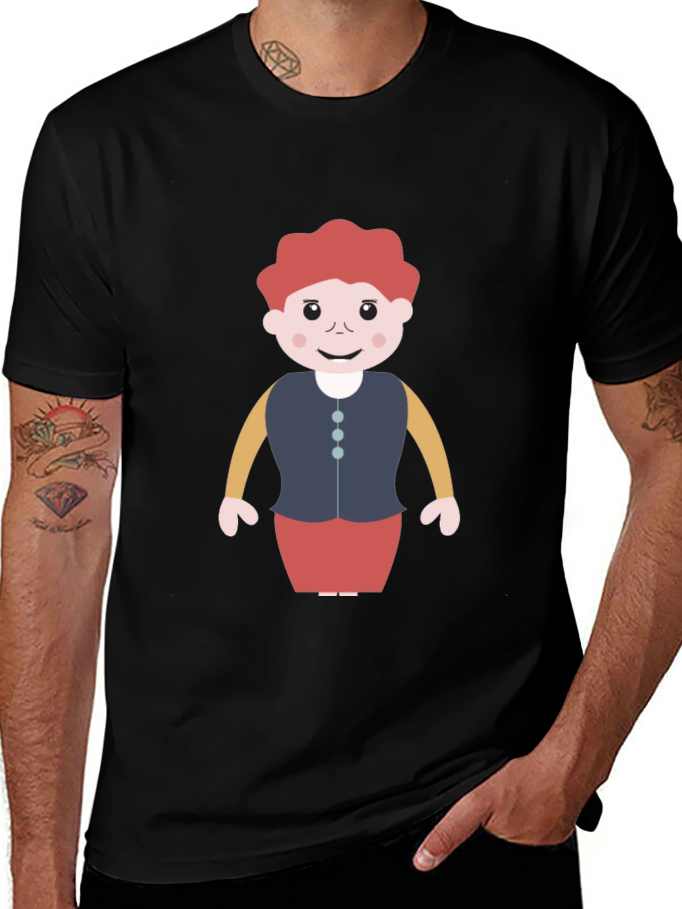 Variant 23 of Cartoon Character Graphic T-Shirt