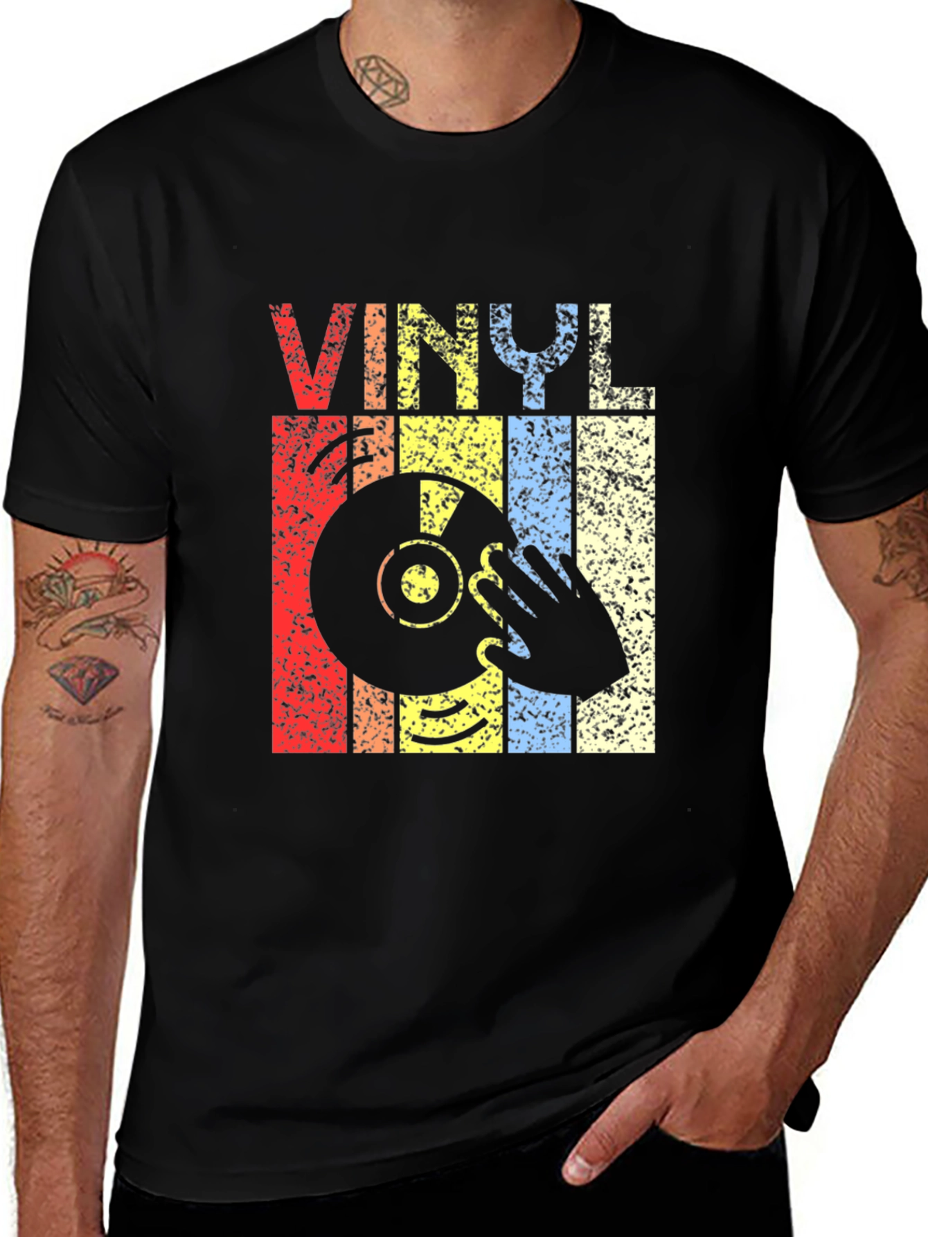 Variant 20 of Vintage Vinyl DJ T-Shirt Retro Music Lover