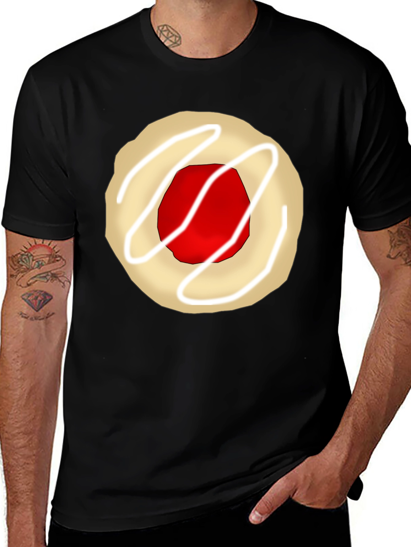 Variant 20 of Jam Cookie Graphic T-Shirt - Sweet Treat Tee