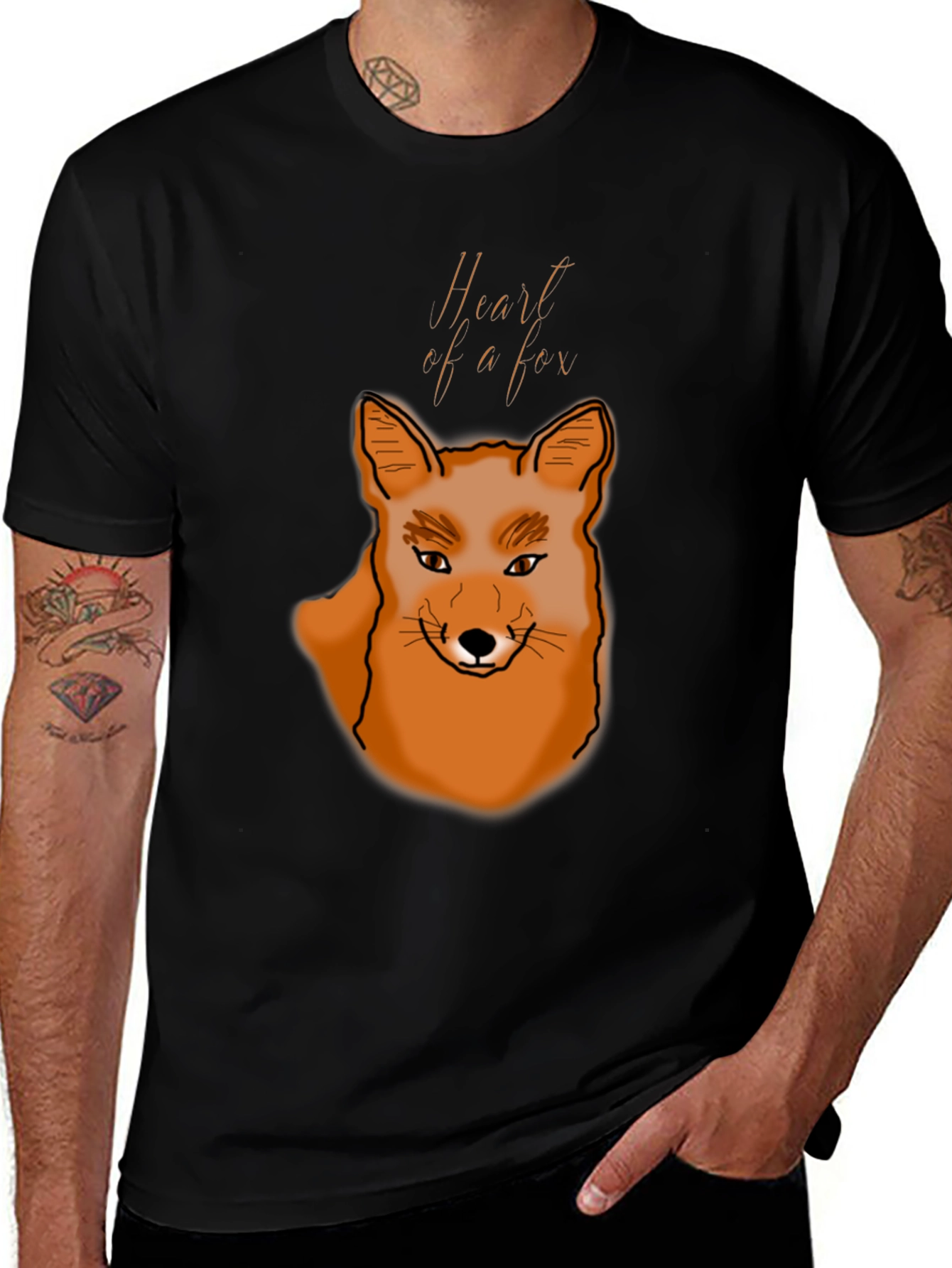 Variant 16 of Heart of a Fox Graphic Tee