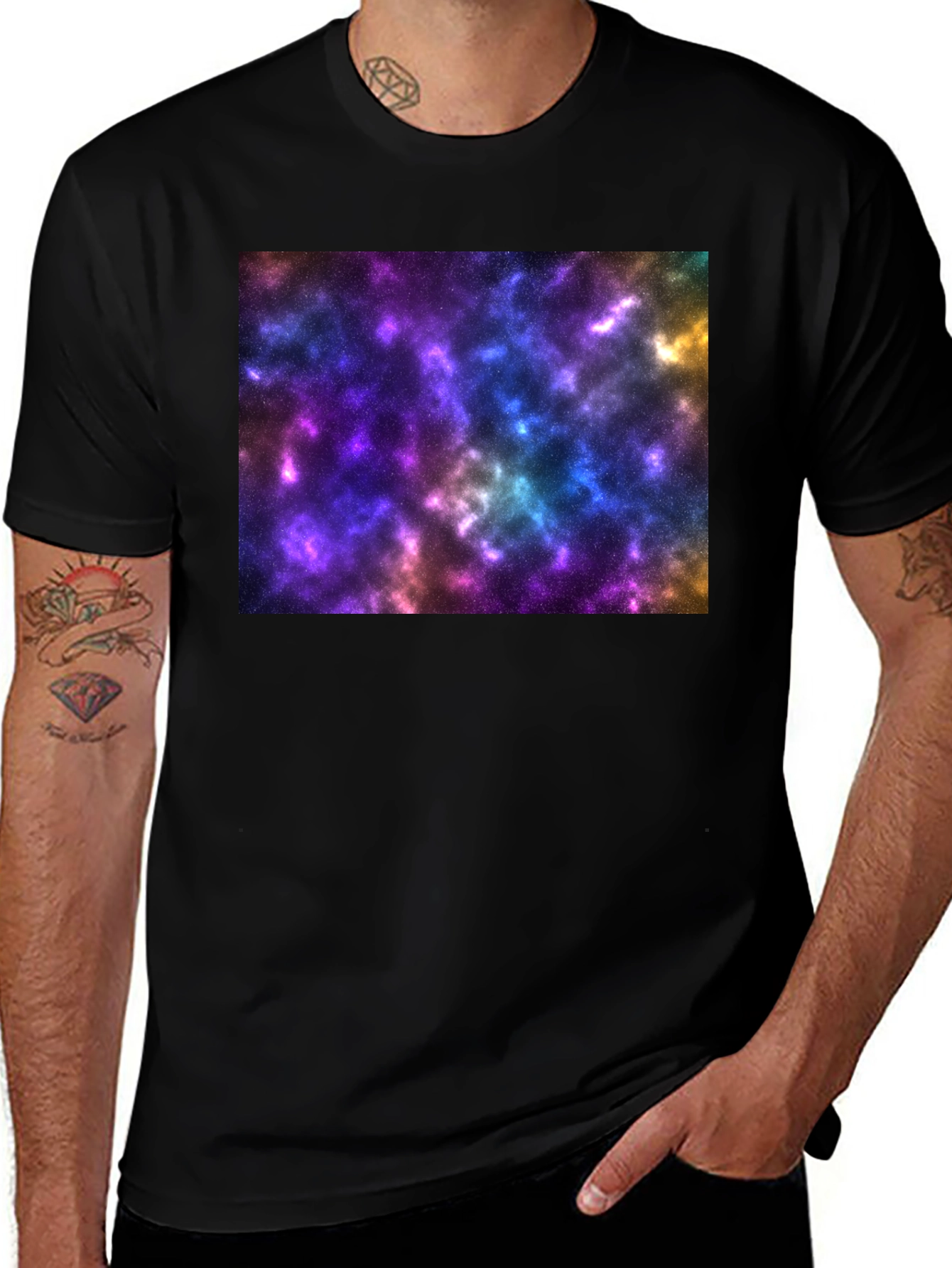 Variant 11 of Galaxy Dream Black T-Shirt