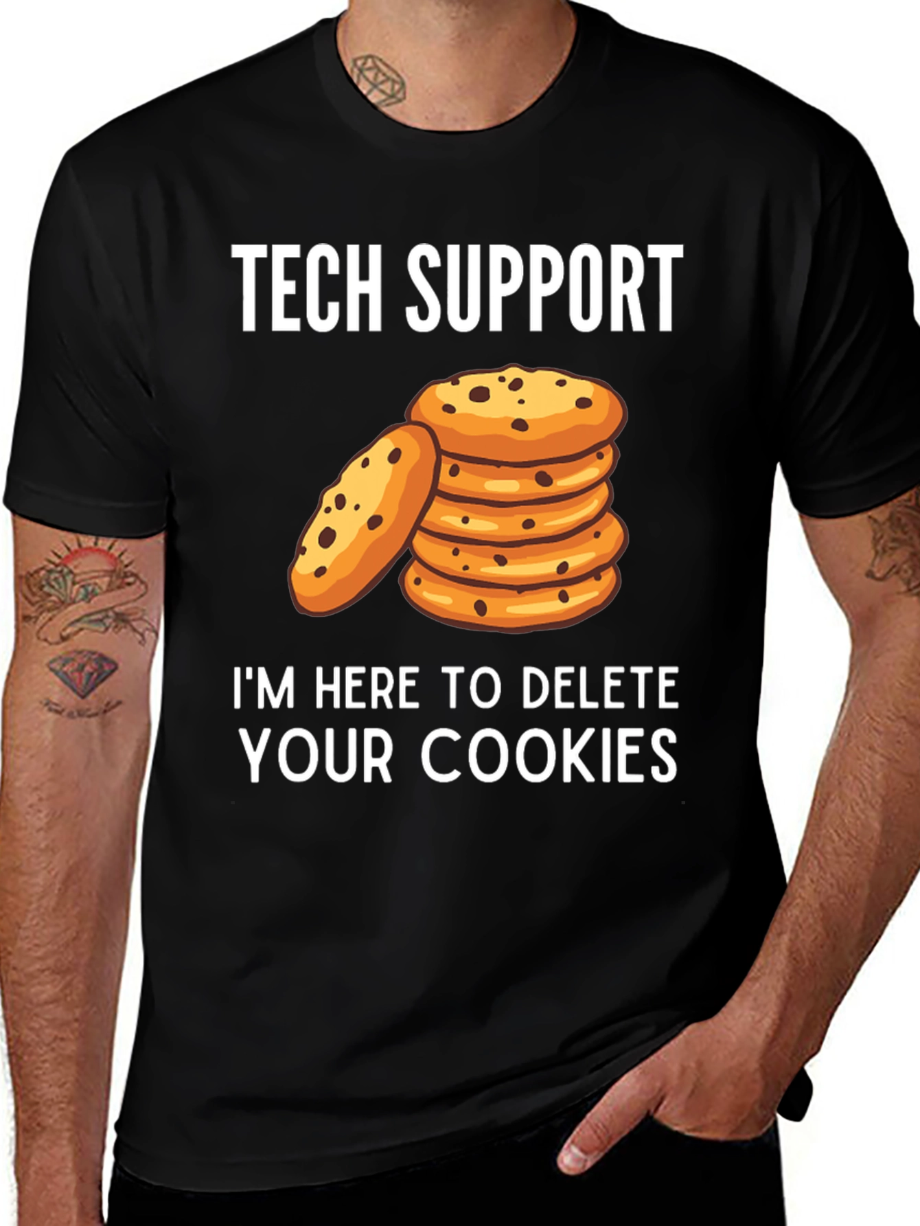 Variant 18 of Tech Support Cookie T-Shirt