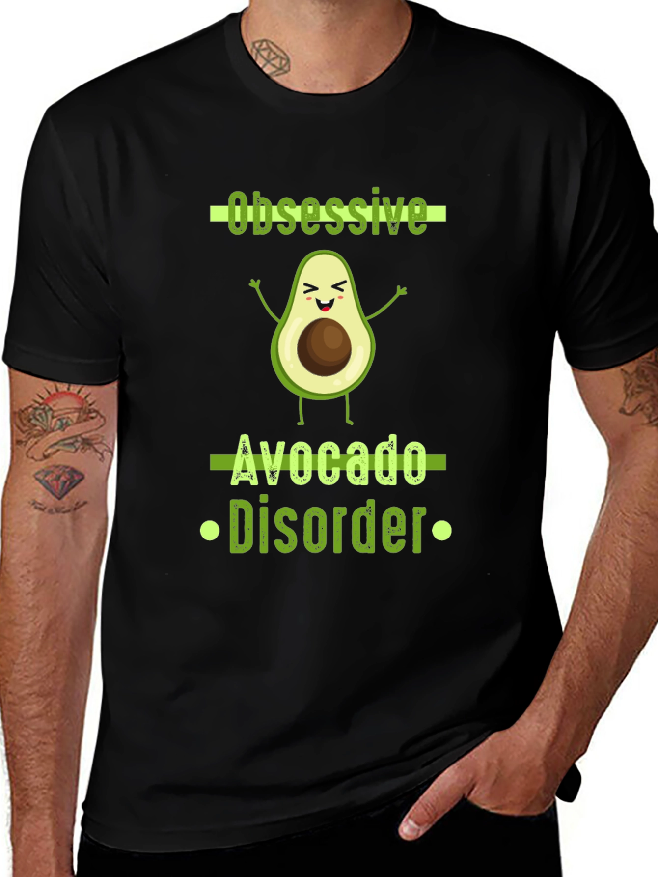 Variant 10 of Obsessive Avocado Disorder Graphic T-Shirt