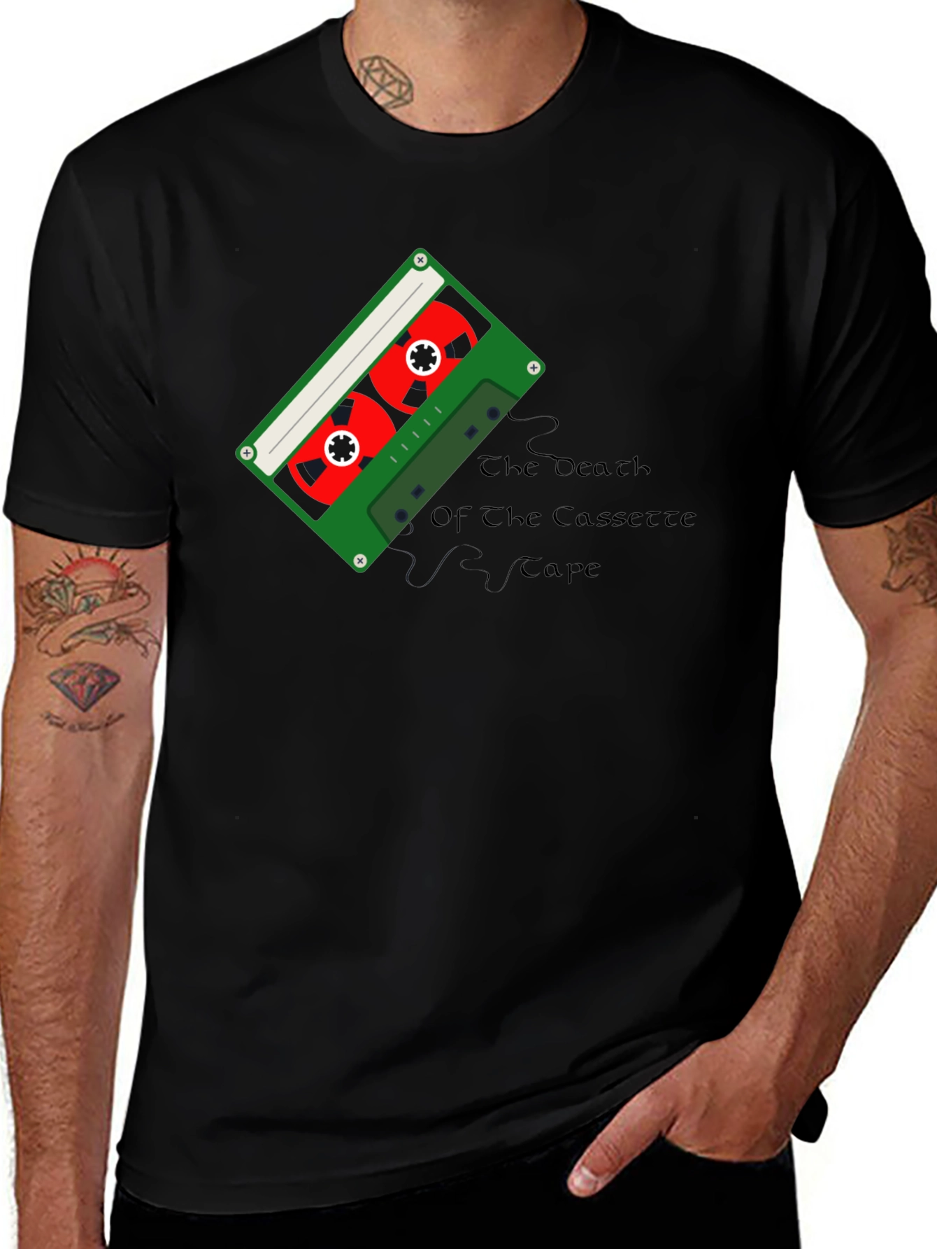 Variant 29 of The Death of the Cassette Tape Graphic T-Shirt