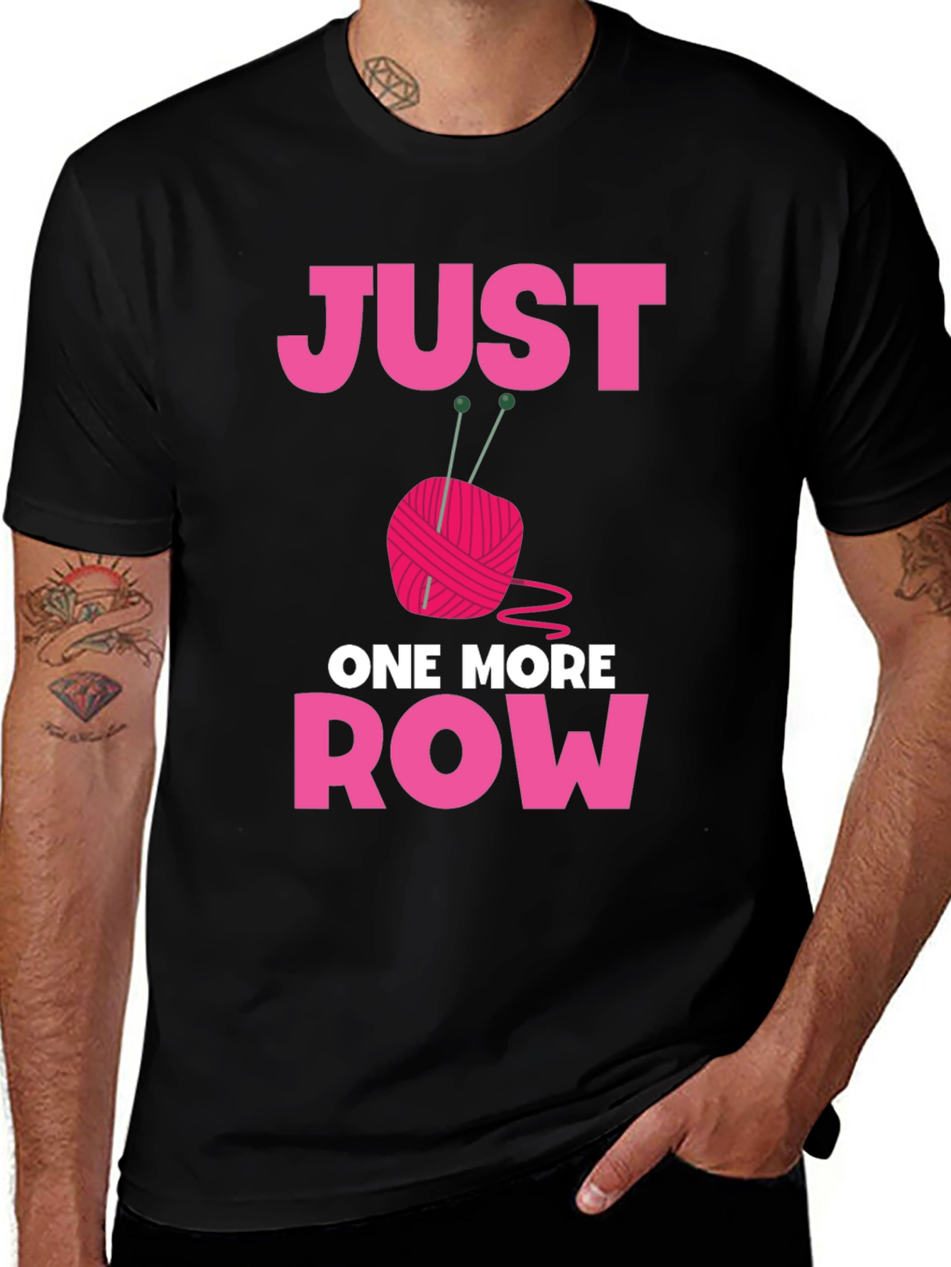Variant 16 of Just One More Row Knit Lover T-Shirt