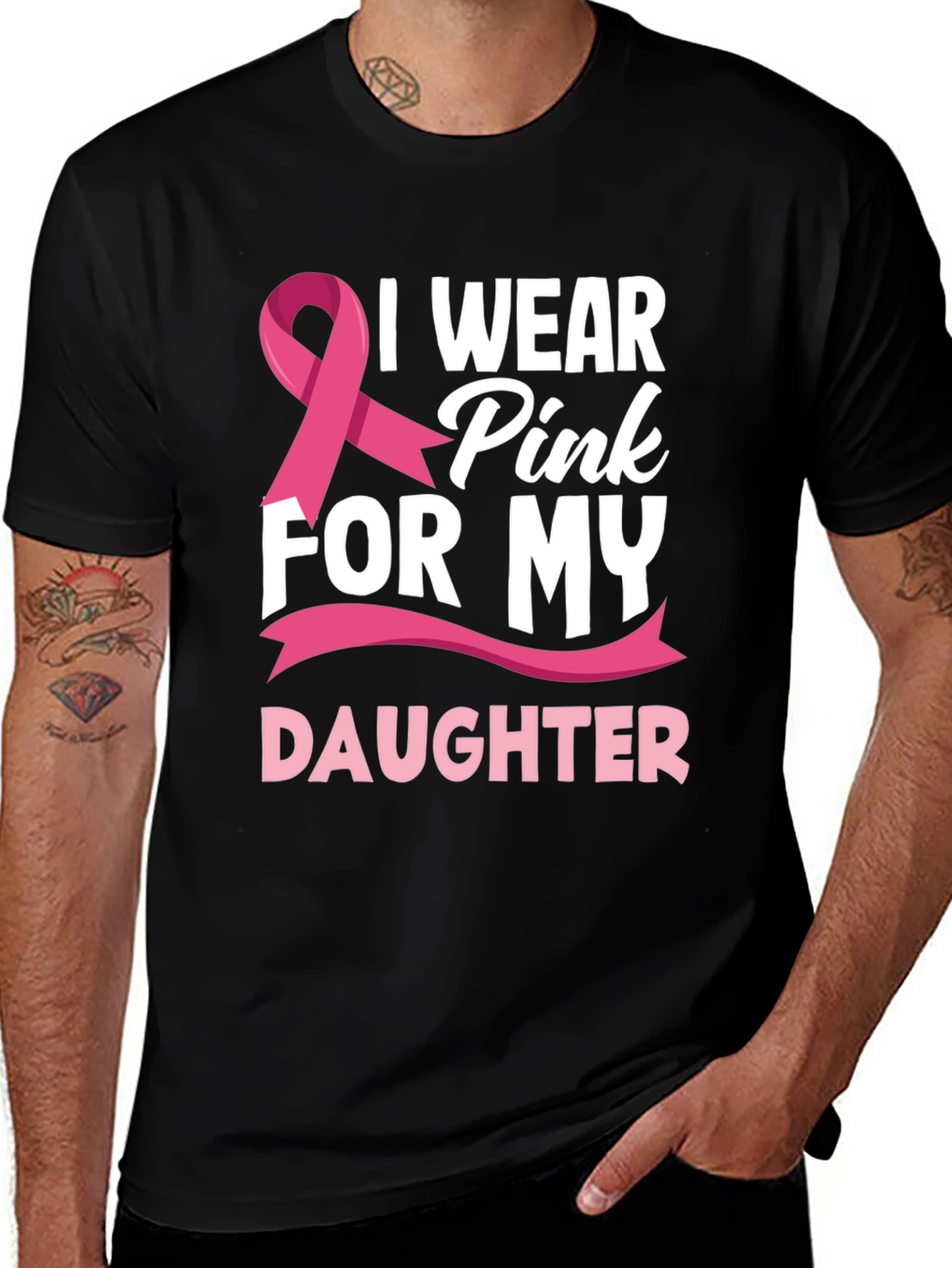 Variant 9 of I Wear Pink For My Daughter T-Shirt