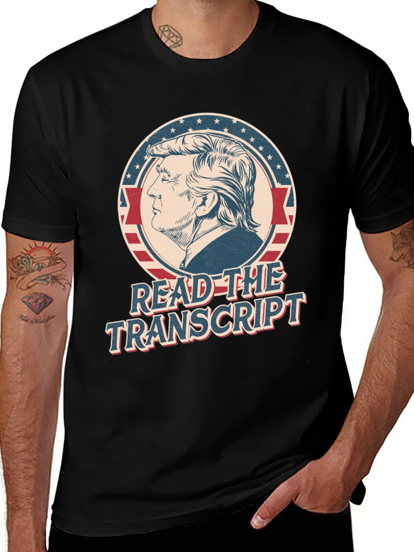 Variant 14 of Read The Transcript T-Shirt - Political Statement Tee