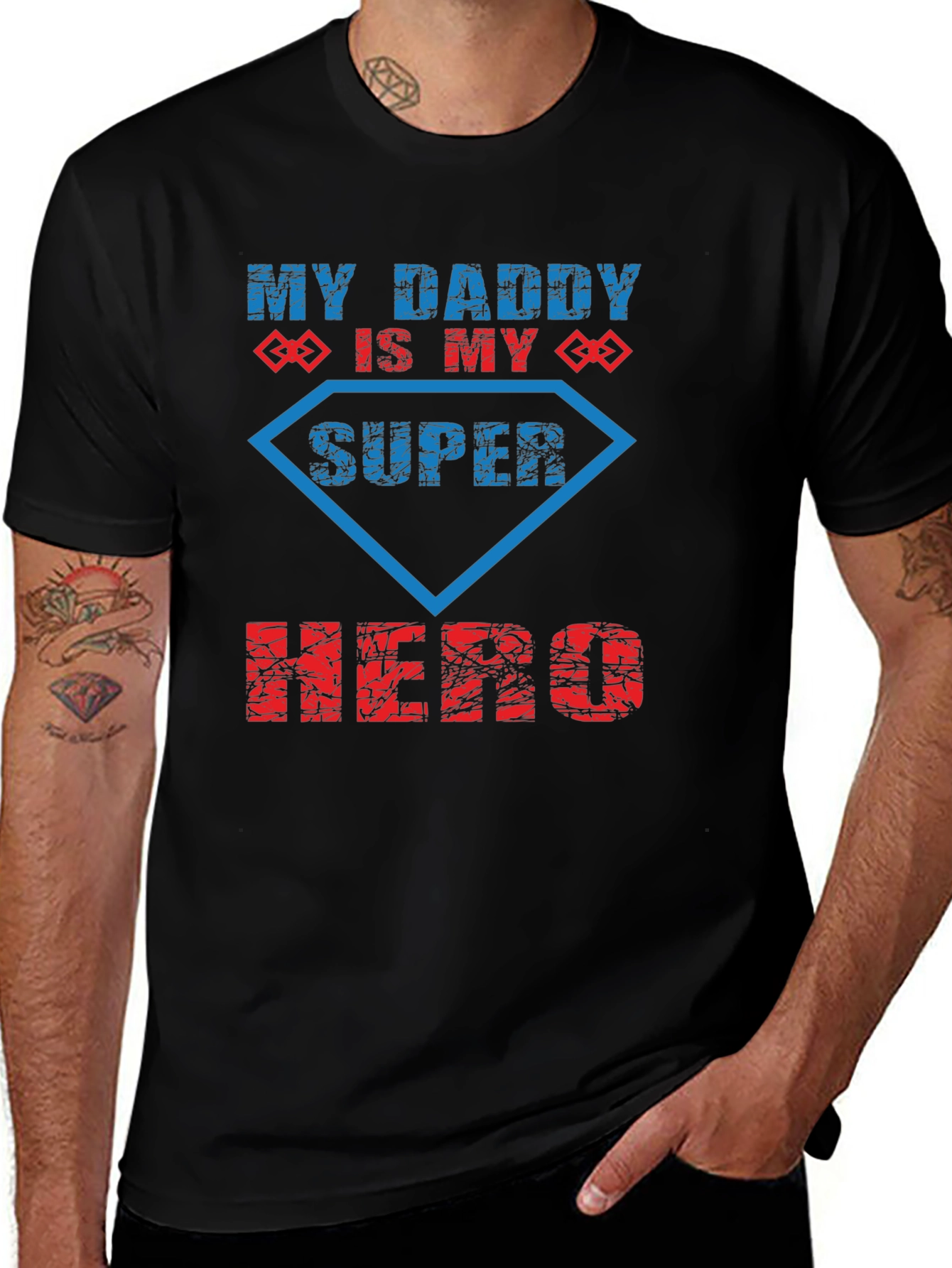 Variant 10 of My Daddy is My Super Hero T-Shirt