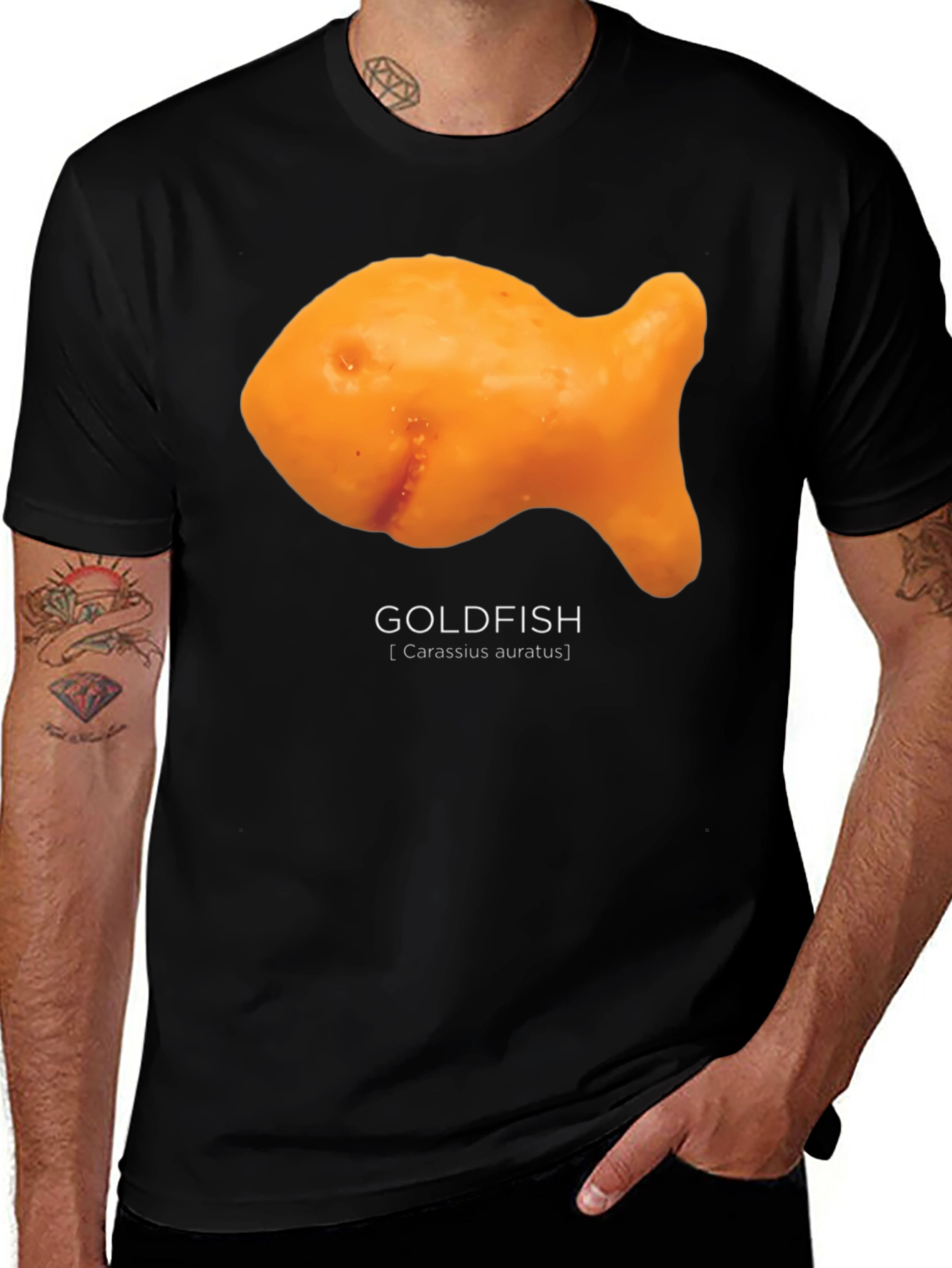 Goldfish Cracker T-Shirt - Funny Snack Tee