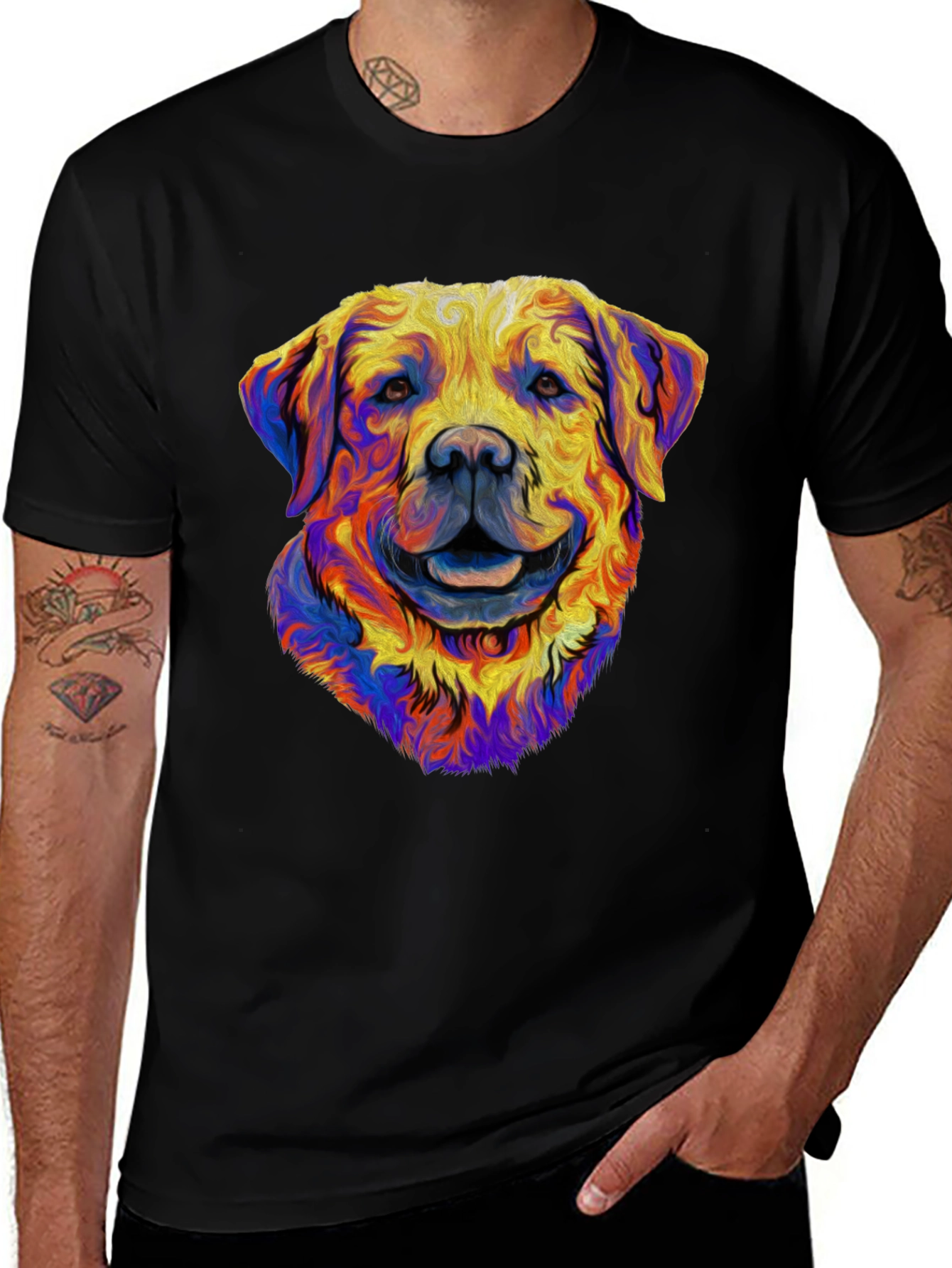 Variant 3 of Dog Portrait Graphic T-Shirt
