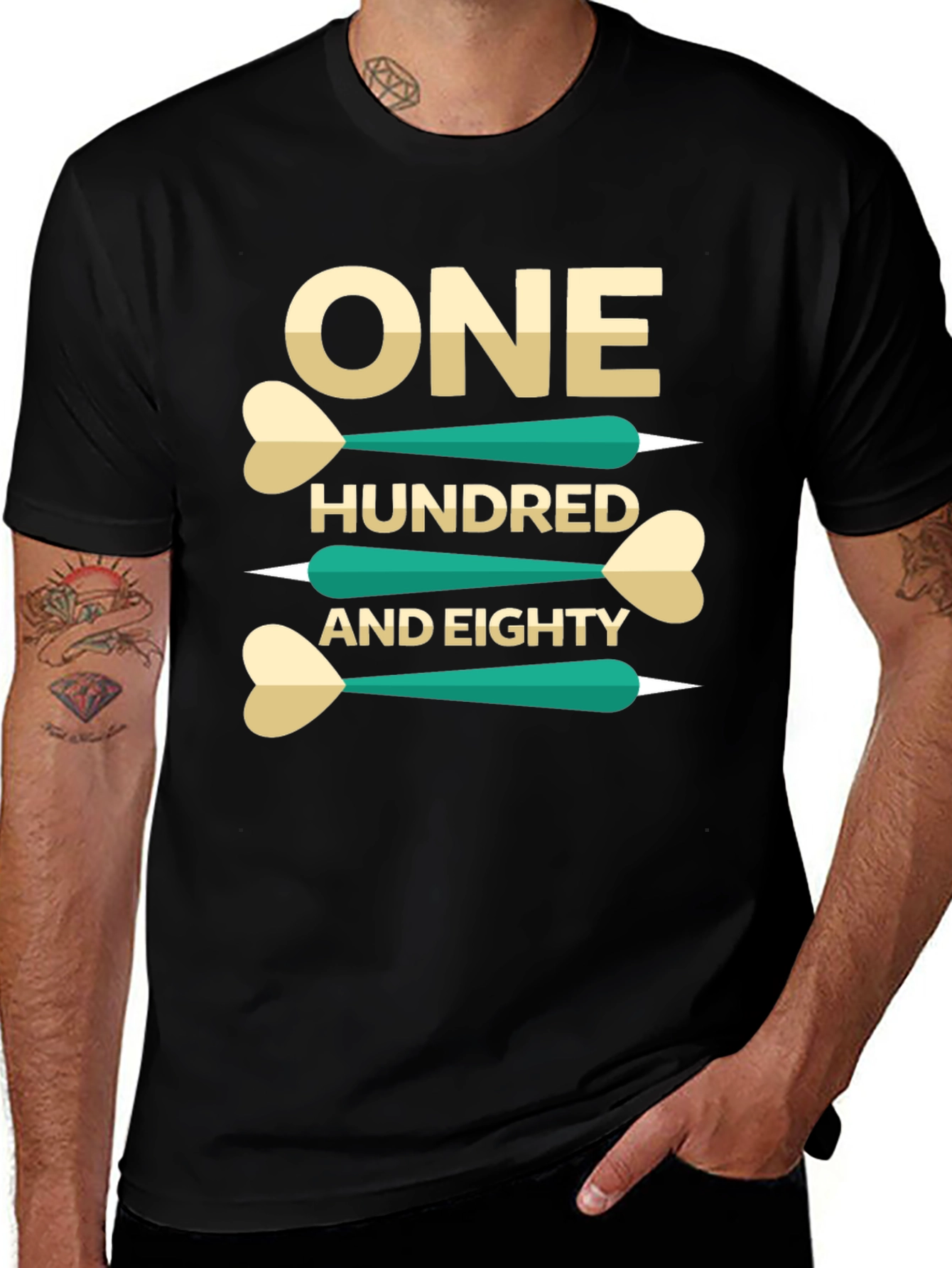 Variant 18 of One Hundred and Eighty Darts Graphic Tee