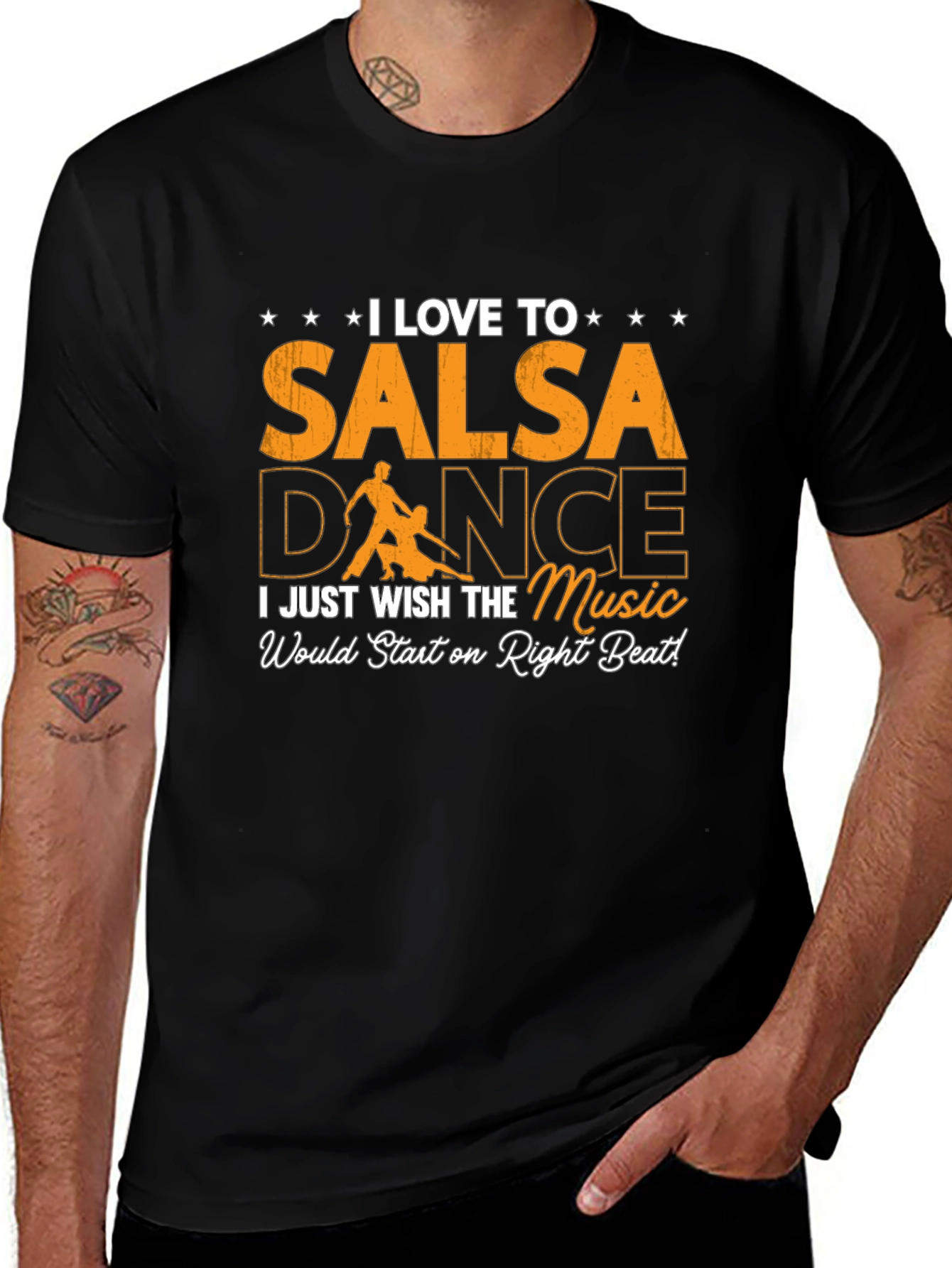 Variant 15 of I Love Salsa Dance T-Shirt - Right Beat Music