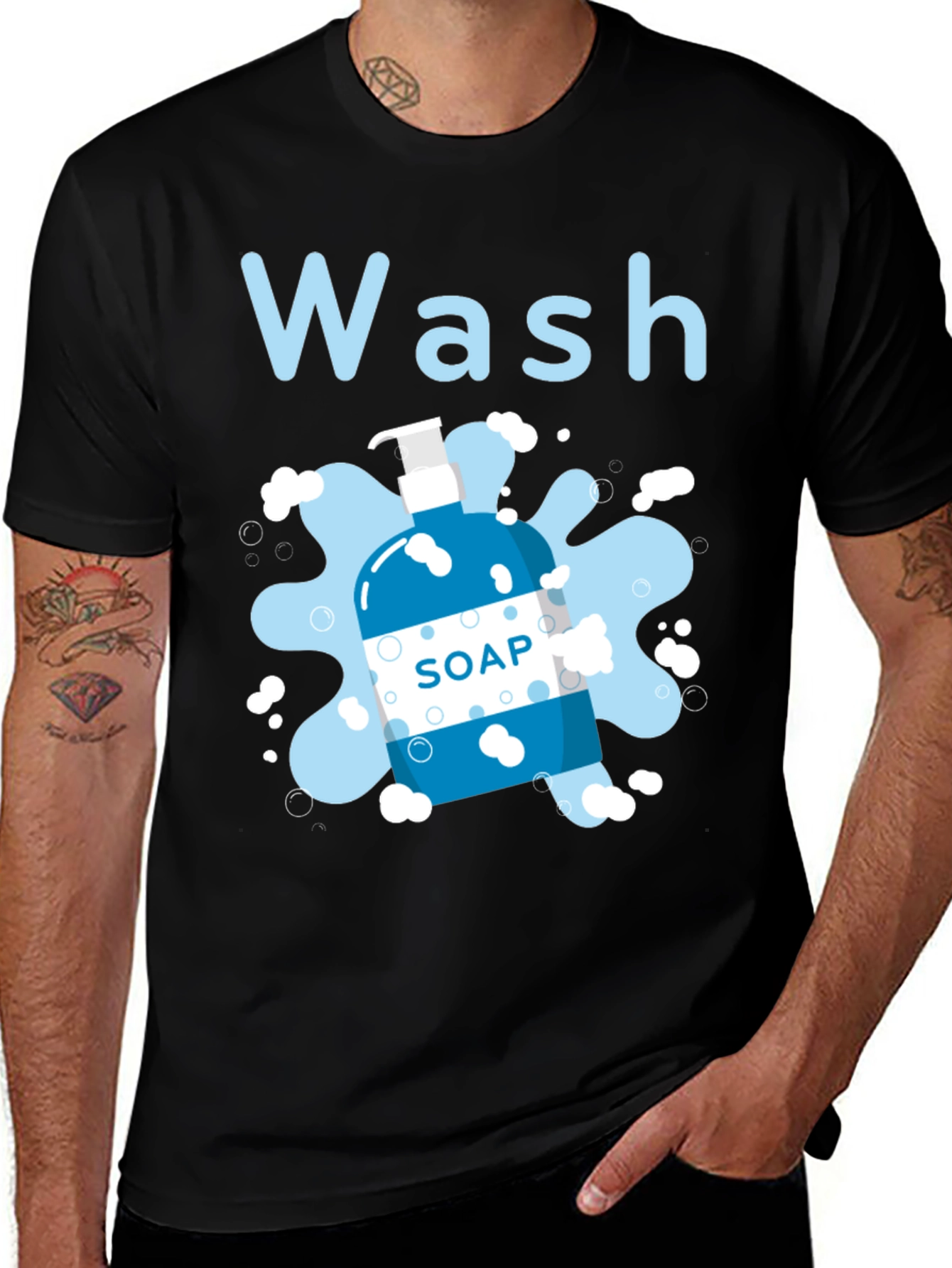 Variant 25 of Wash Your Hands T-Shirt
