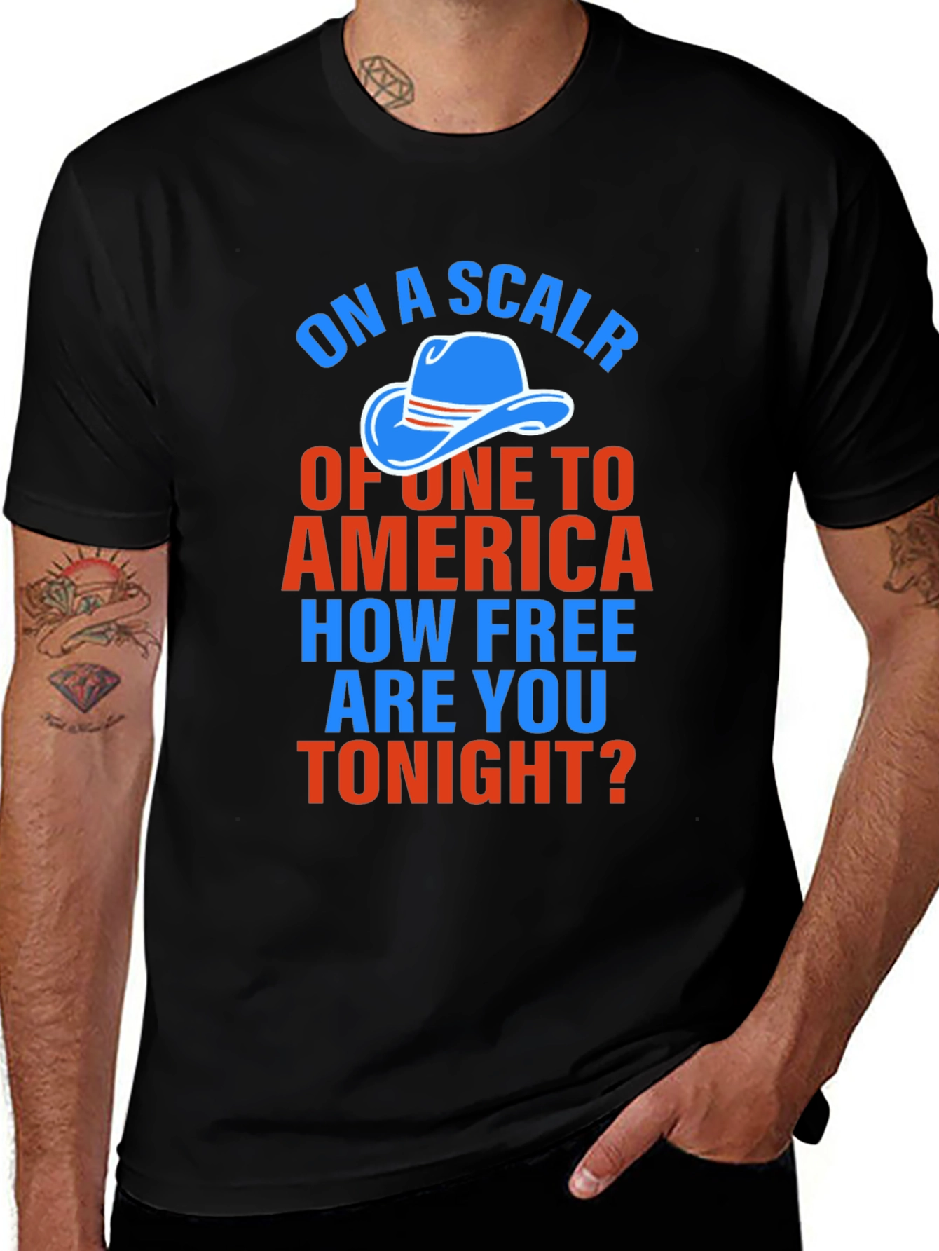 Variant 28 of On a Scale of One to America T-Shirt