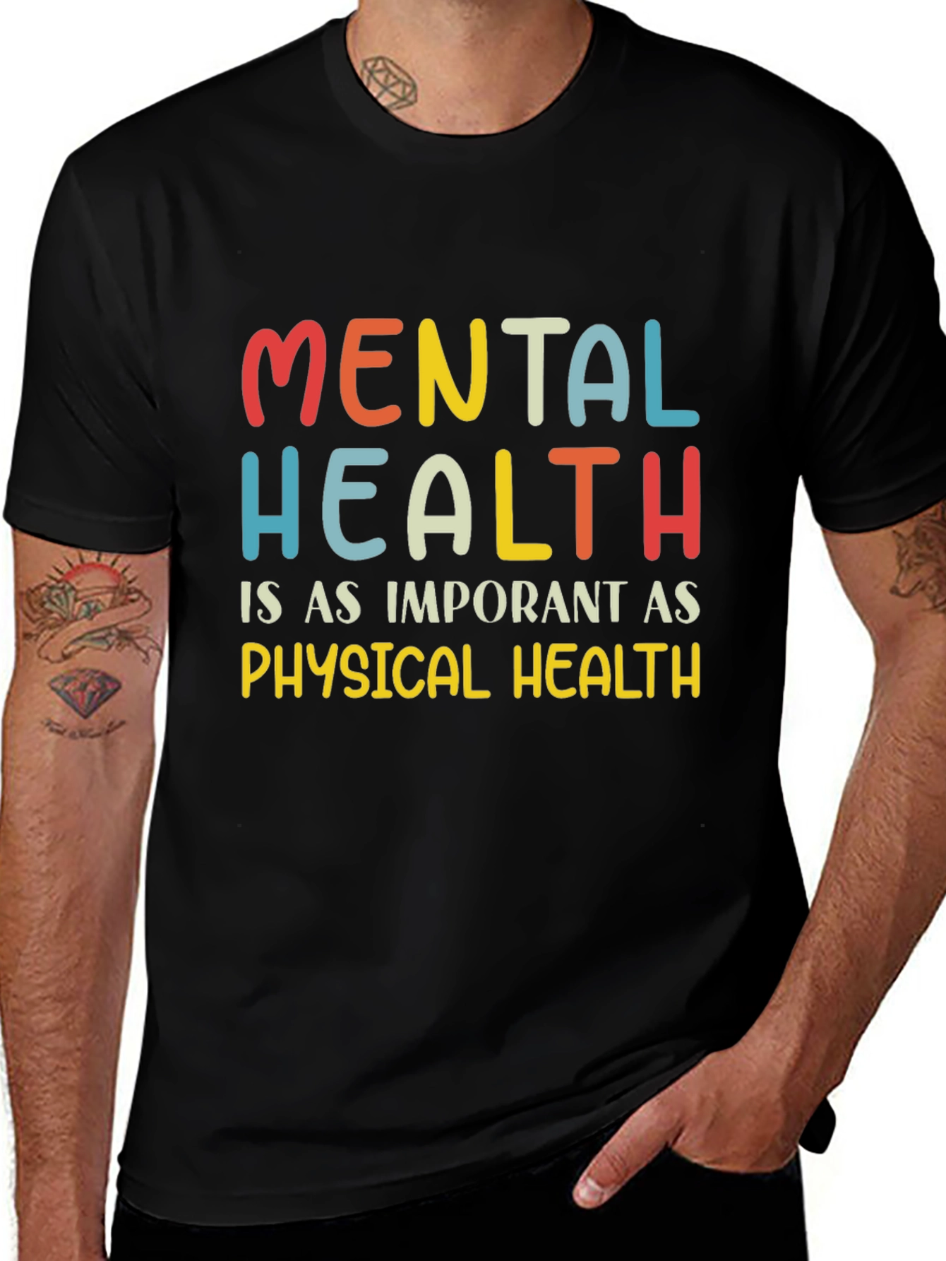 Variant 2 of Mental Health Awareness Graphic T-Shirt