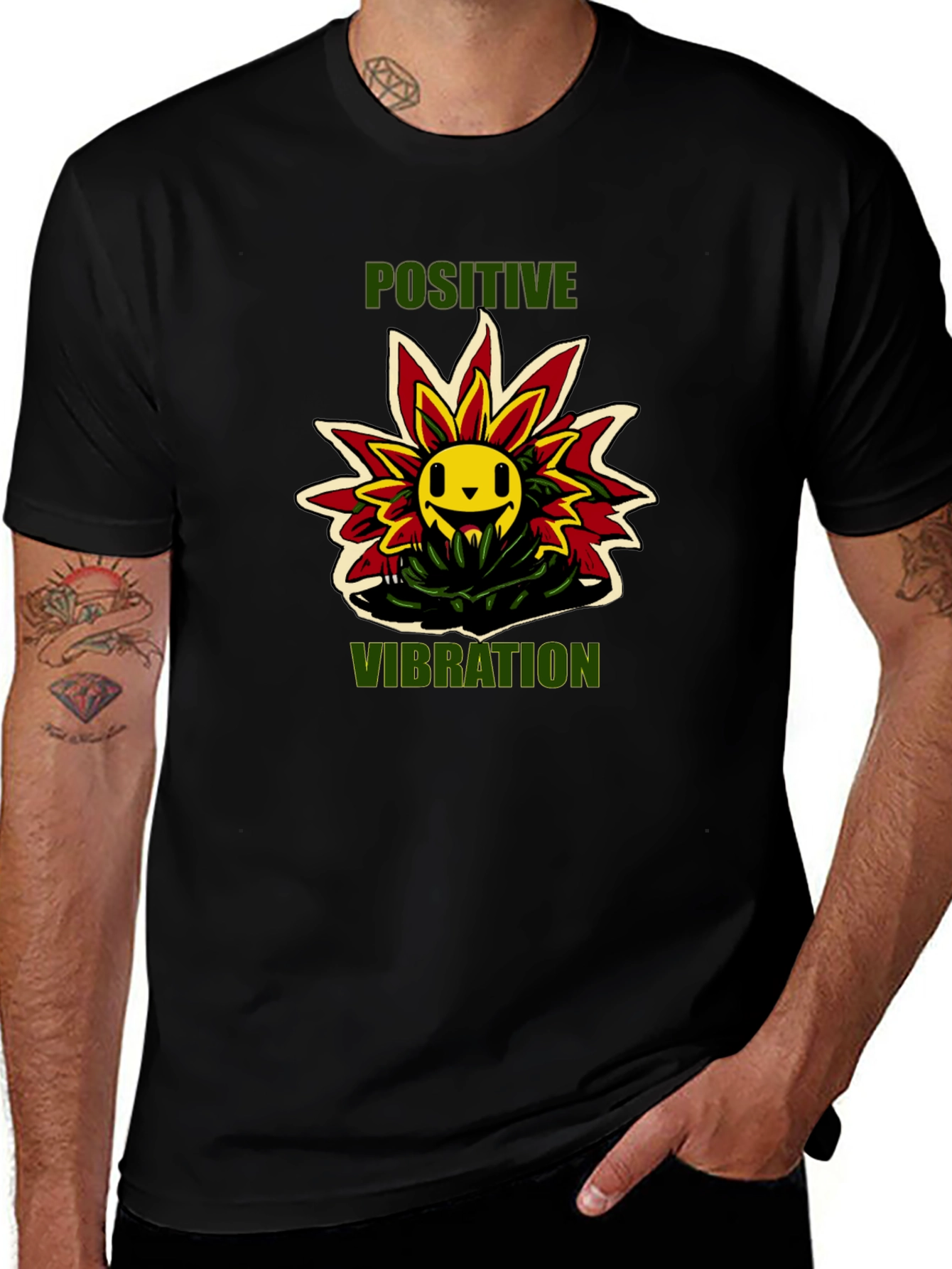 Variant 5 of Positive Vibration Graphic T-Shirt