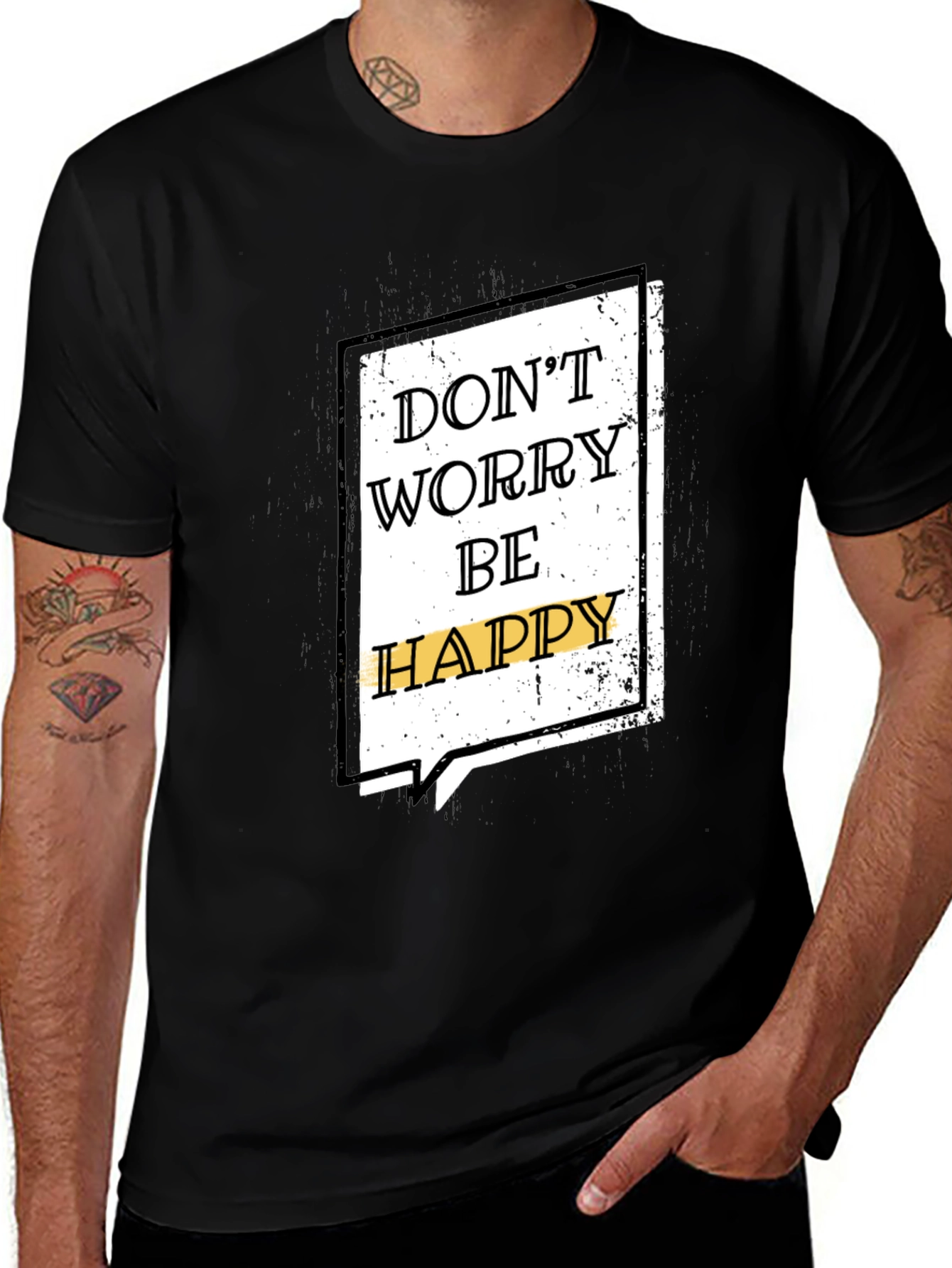Variant 25 of Don't Worry Be Happy Graphic Tee