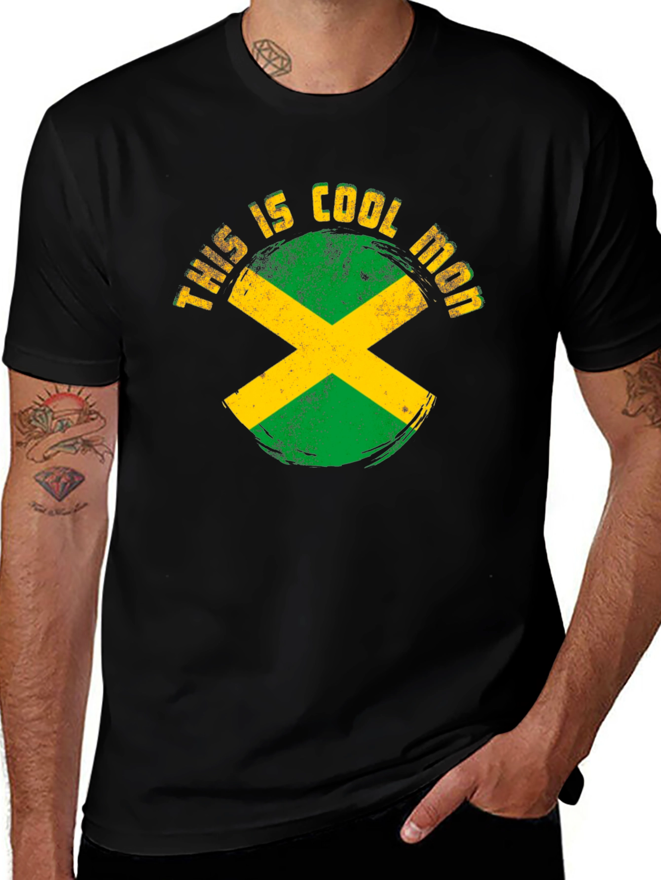 Jamaica Flag T-Shirt - This is Cool Man