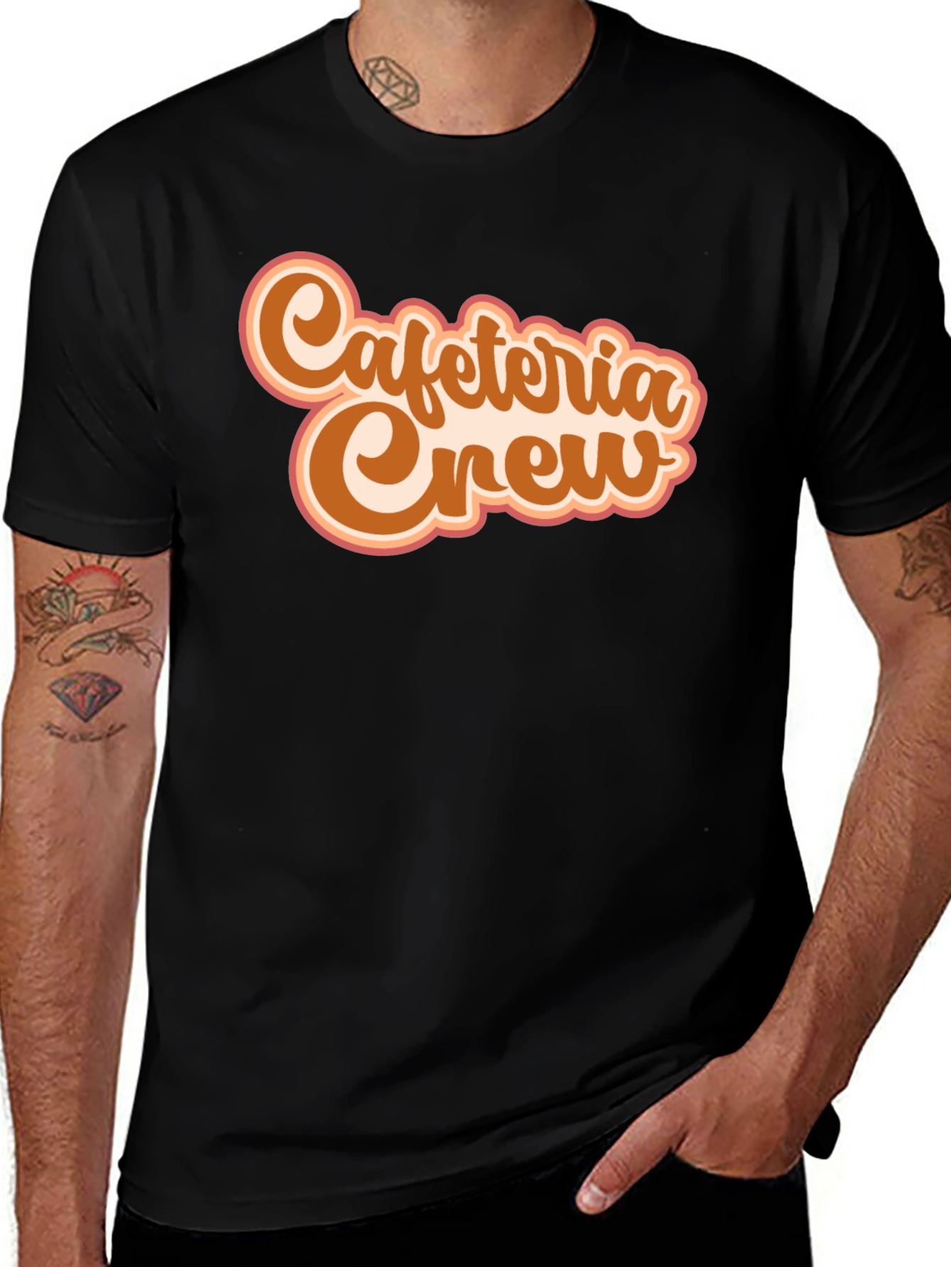 Cafeteria Crew Graphic Tee - Retro Style