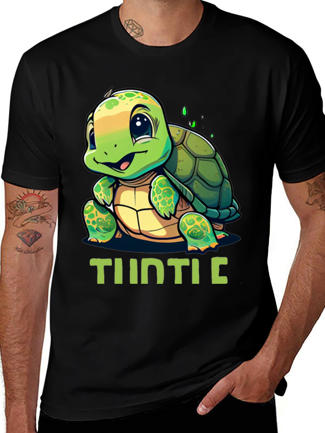 Variant 21 of Cute Turtle Graphic T-Shirt