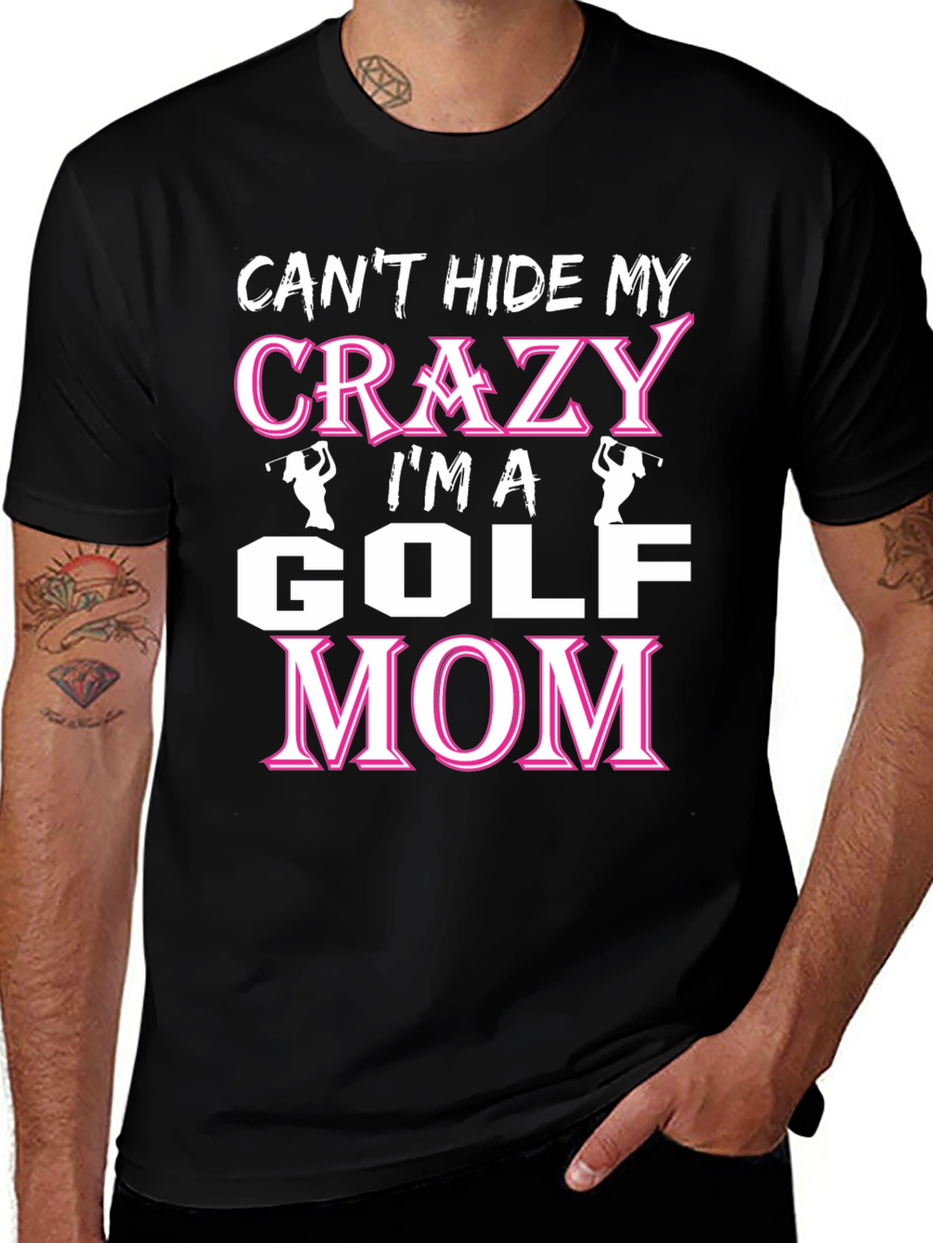 Variant 21 of Crazy Golf Mom T-Shirt