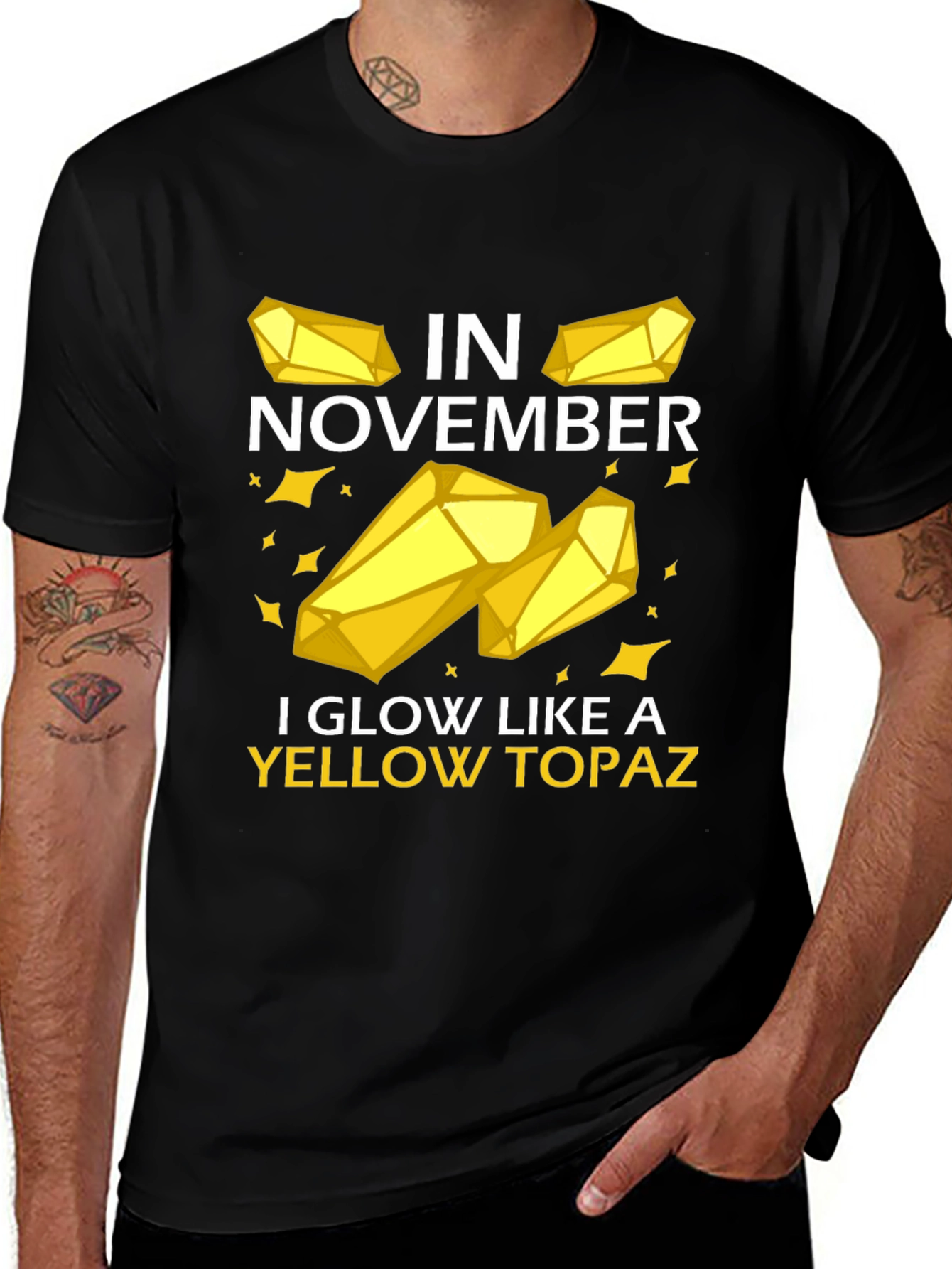 Variant 3 of November Yellow Topaz Graphic Tee