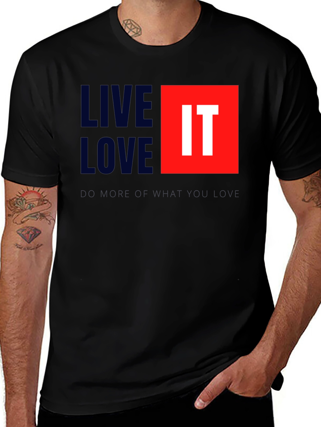 Variant 12 of Live Love Do More T-Shirt