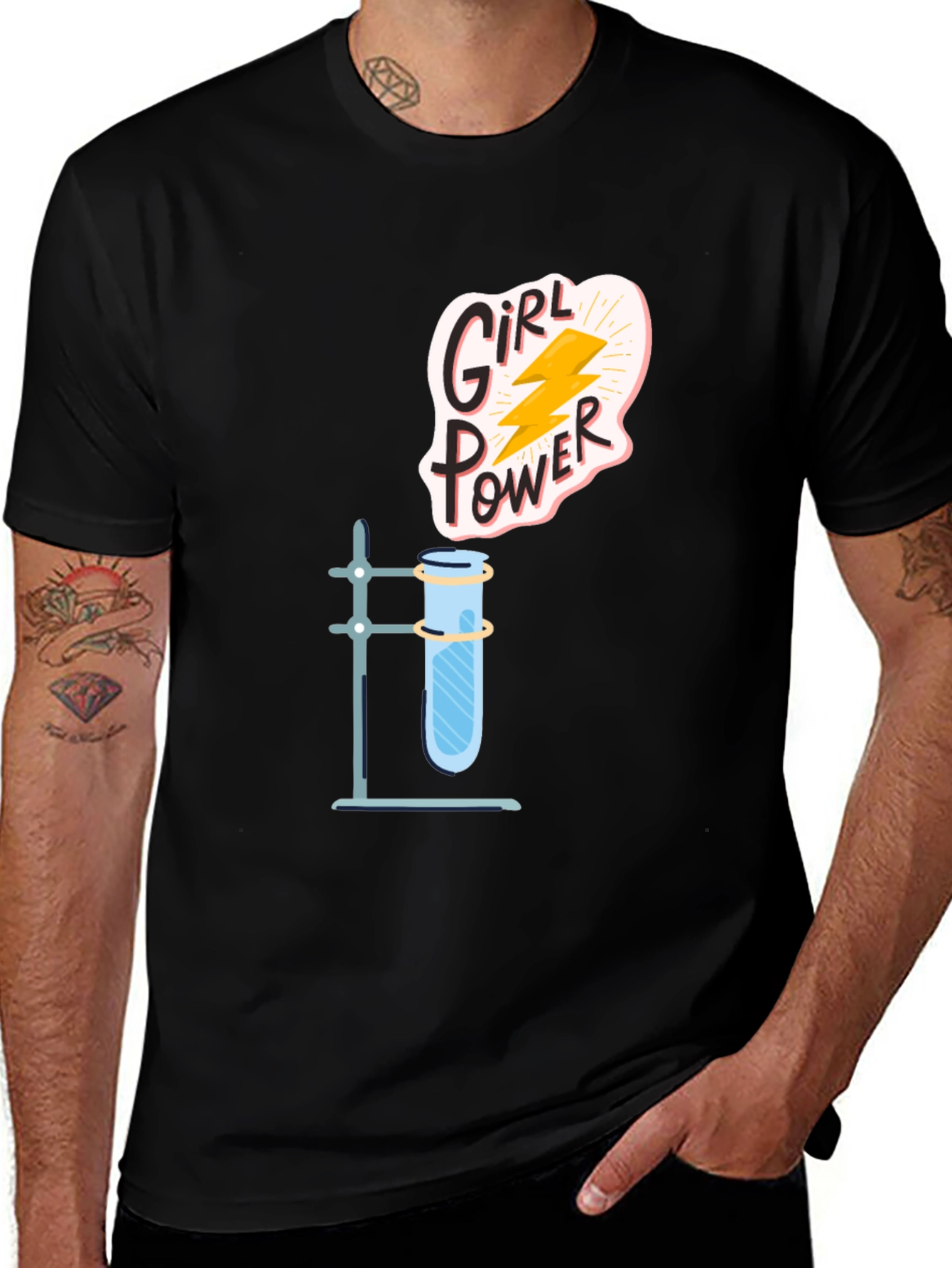 Variant 28 of Girl Power Science T-Shirt - Empowering Tee