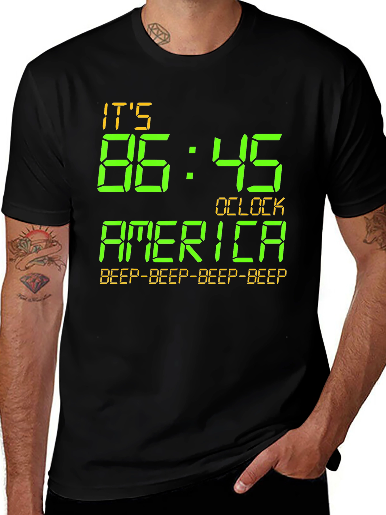 Variant 18 of It's 86:45 O'Clock America Tee