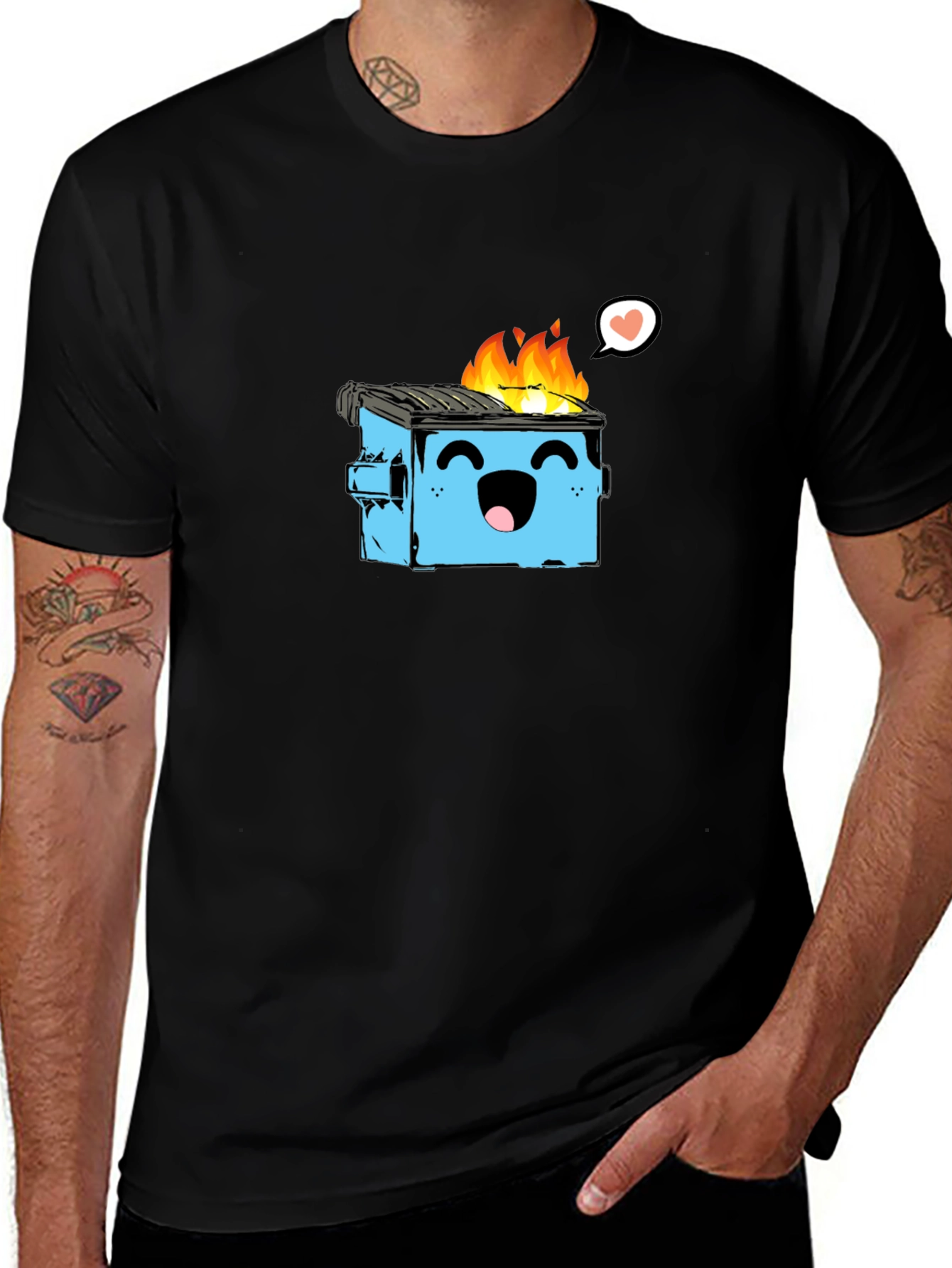 Variant 13 of Dumpster Fire T-Shirt - Funny Graphic Tee