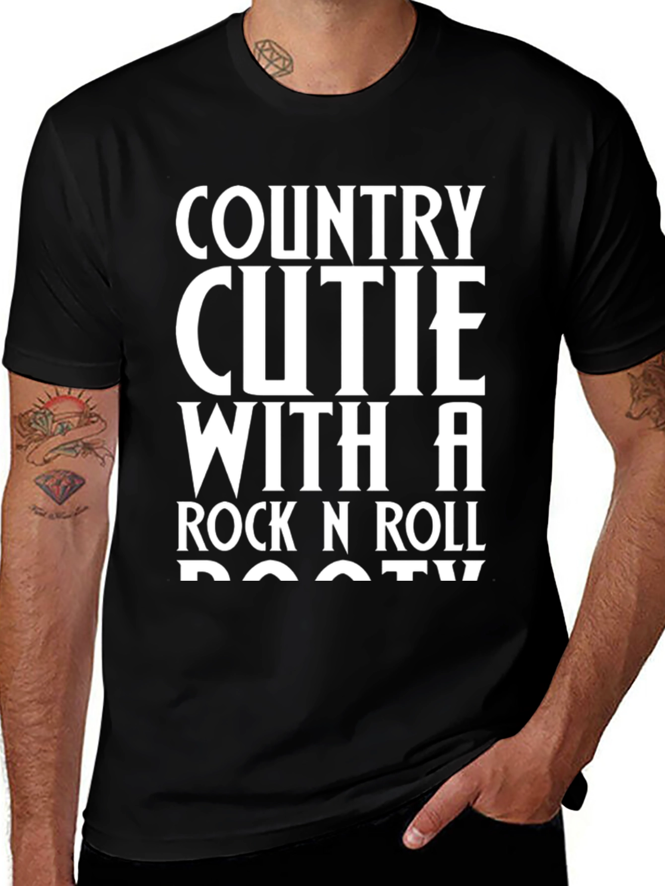 Variant 3 of Country Cutie Rock n Roll Booty Graphic Tee