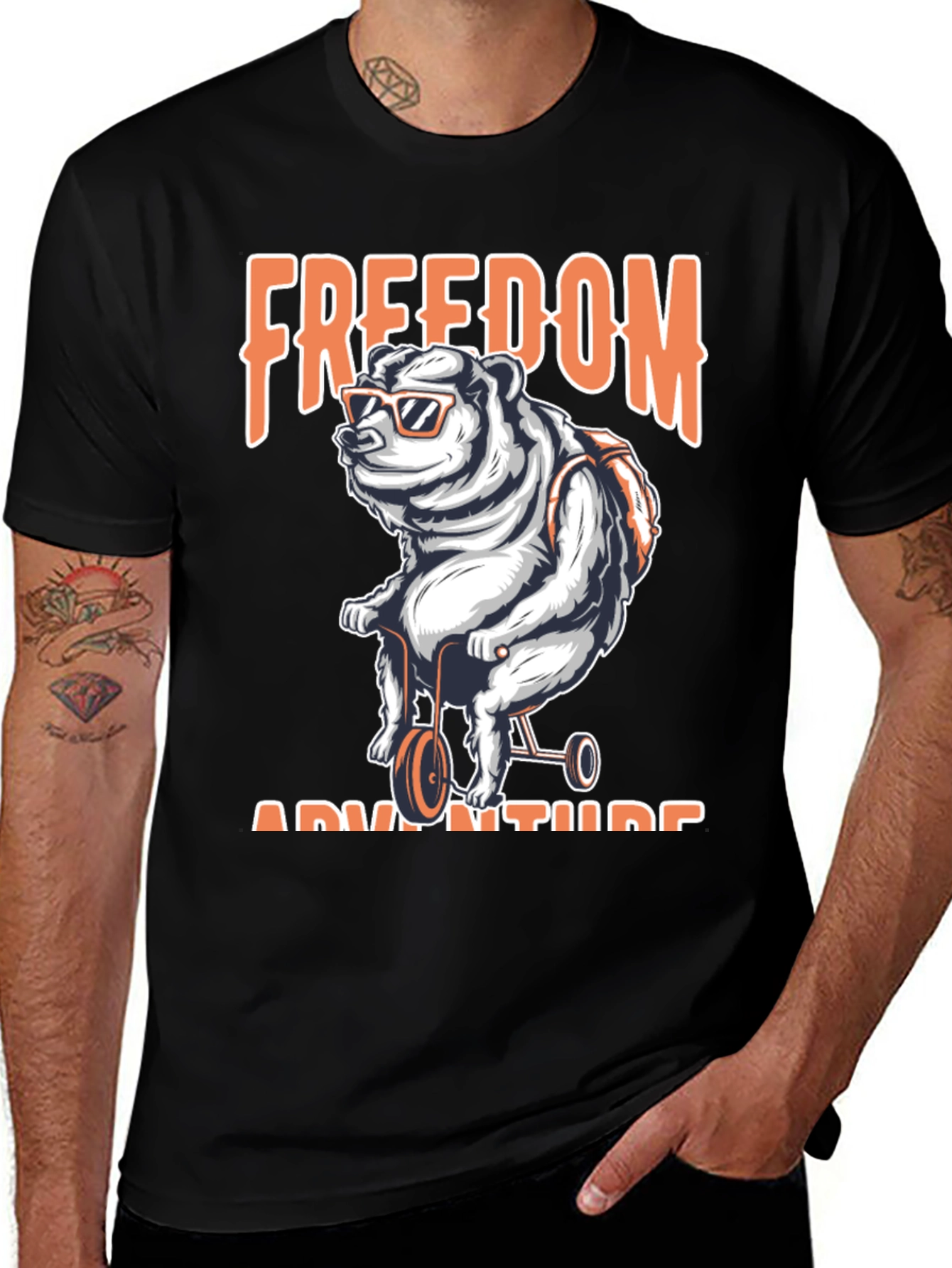 Freedom Adventure Bear T-Shirt