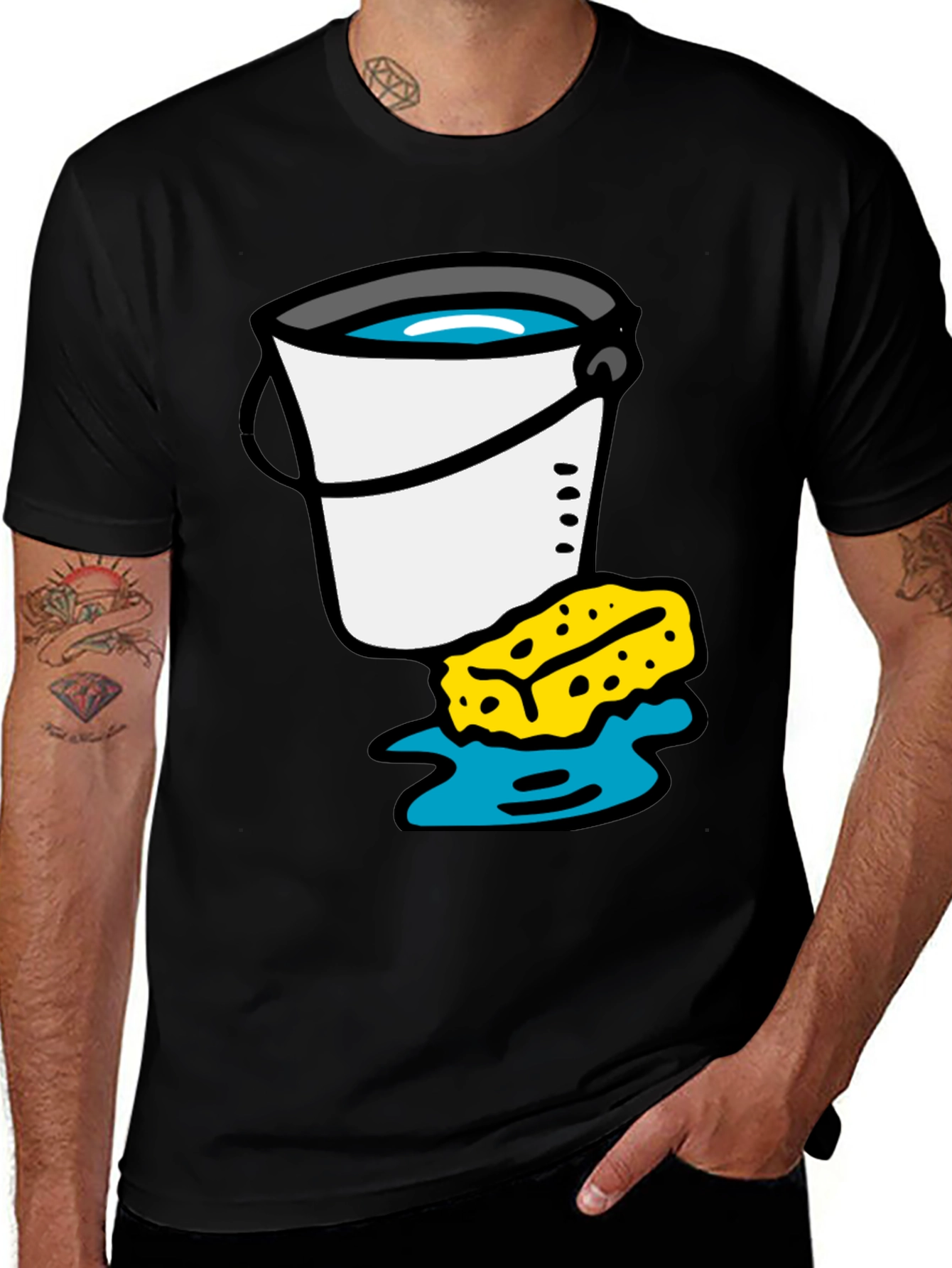 Variant 6 of Bucket and Sponge Graphic Tee