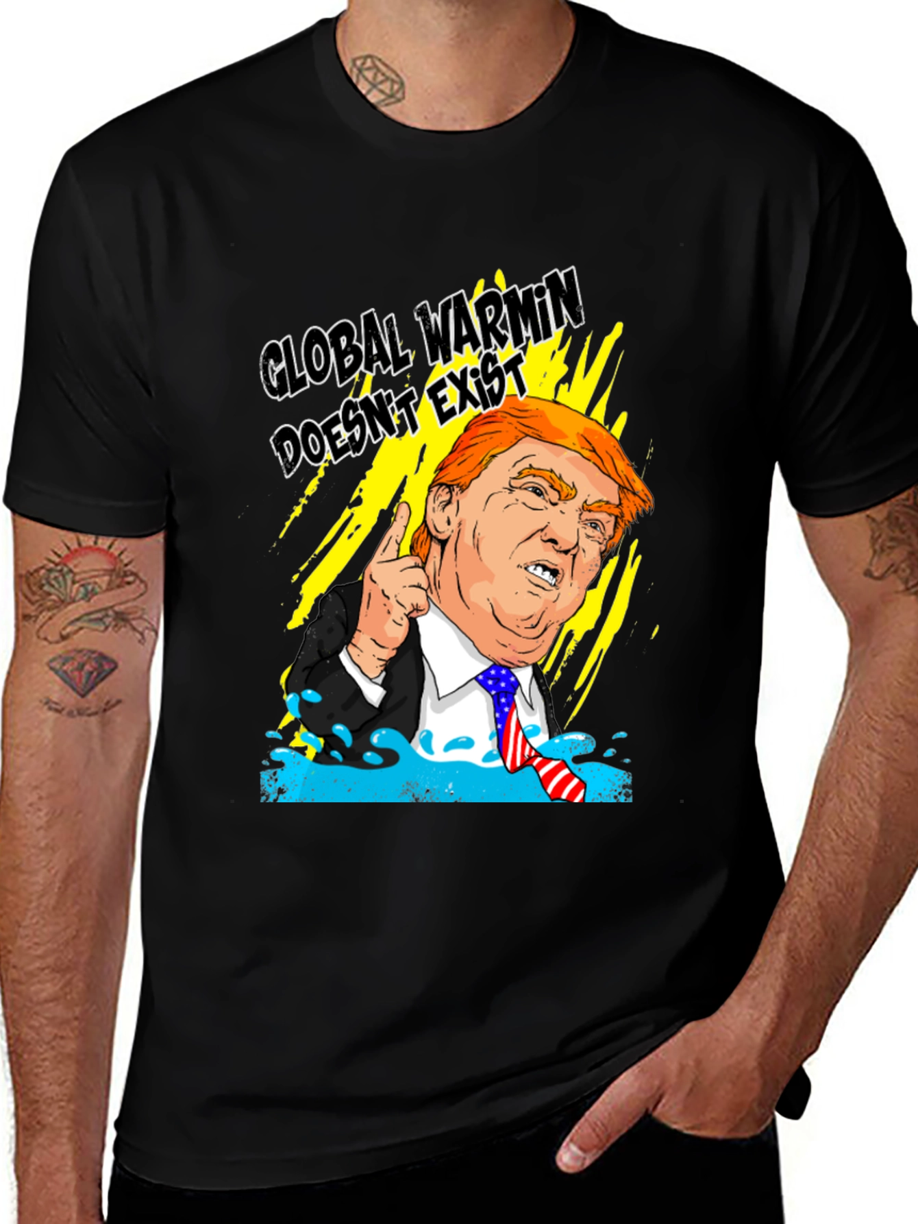 Variant 19 of Global Warming Trump T-Shirt