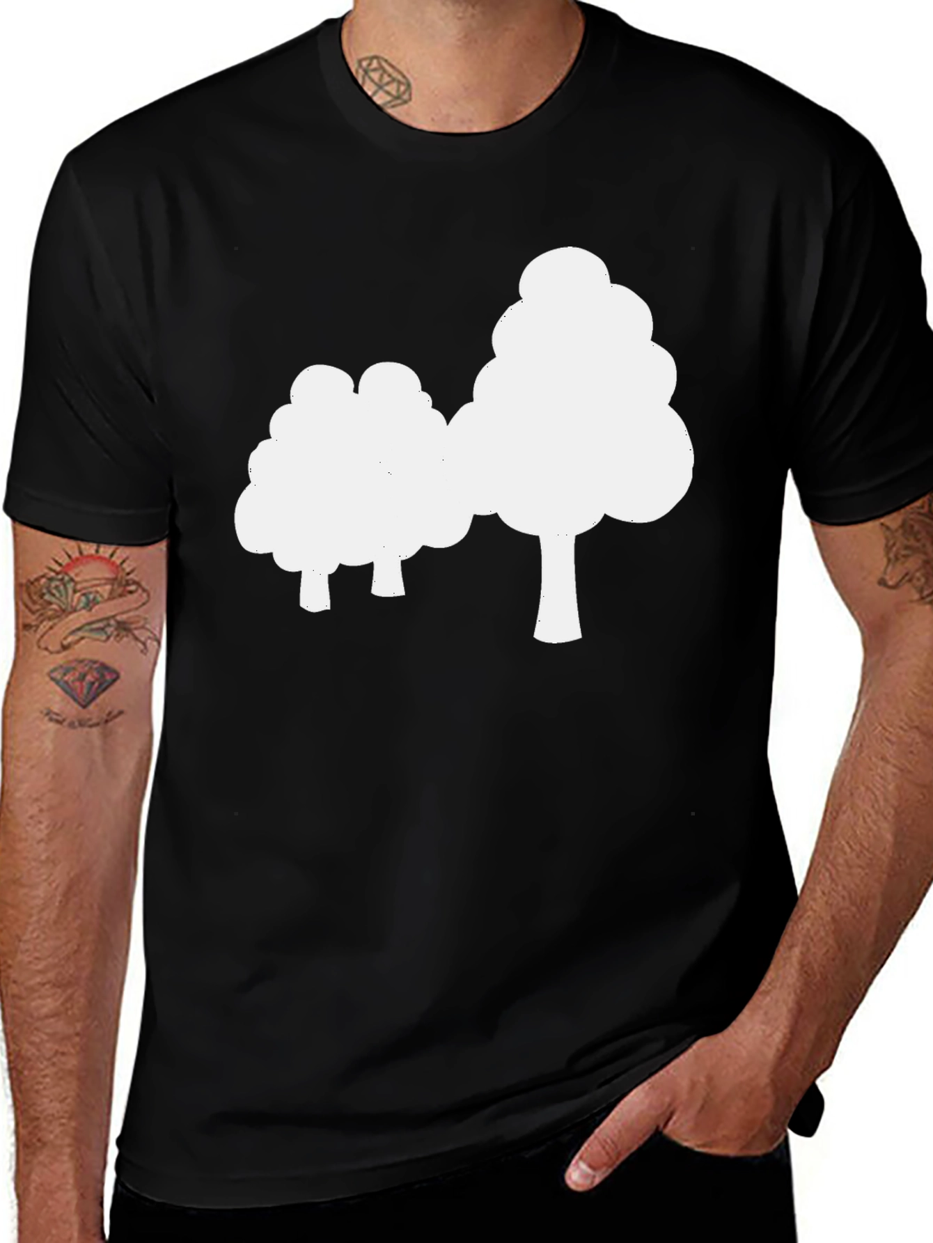 Variant 13 of Nature Graphic Tee - Soft Cotton Blend