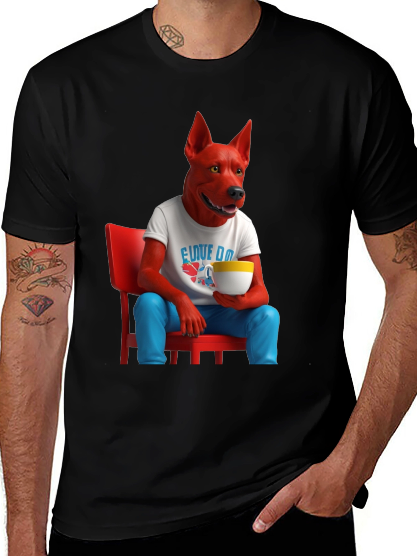 Variant 29 of Dog Cartoon Character T-Shirt