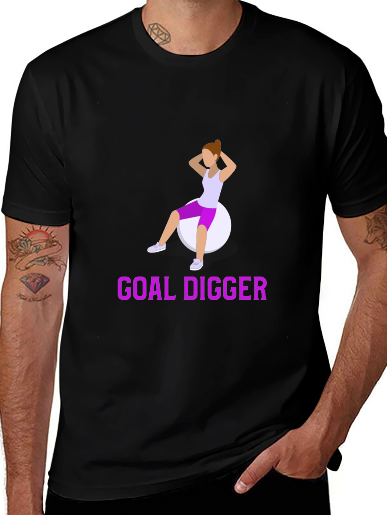 Variant 14 of Goal Digger Fitness T-Shirt