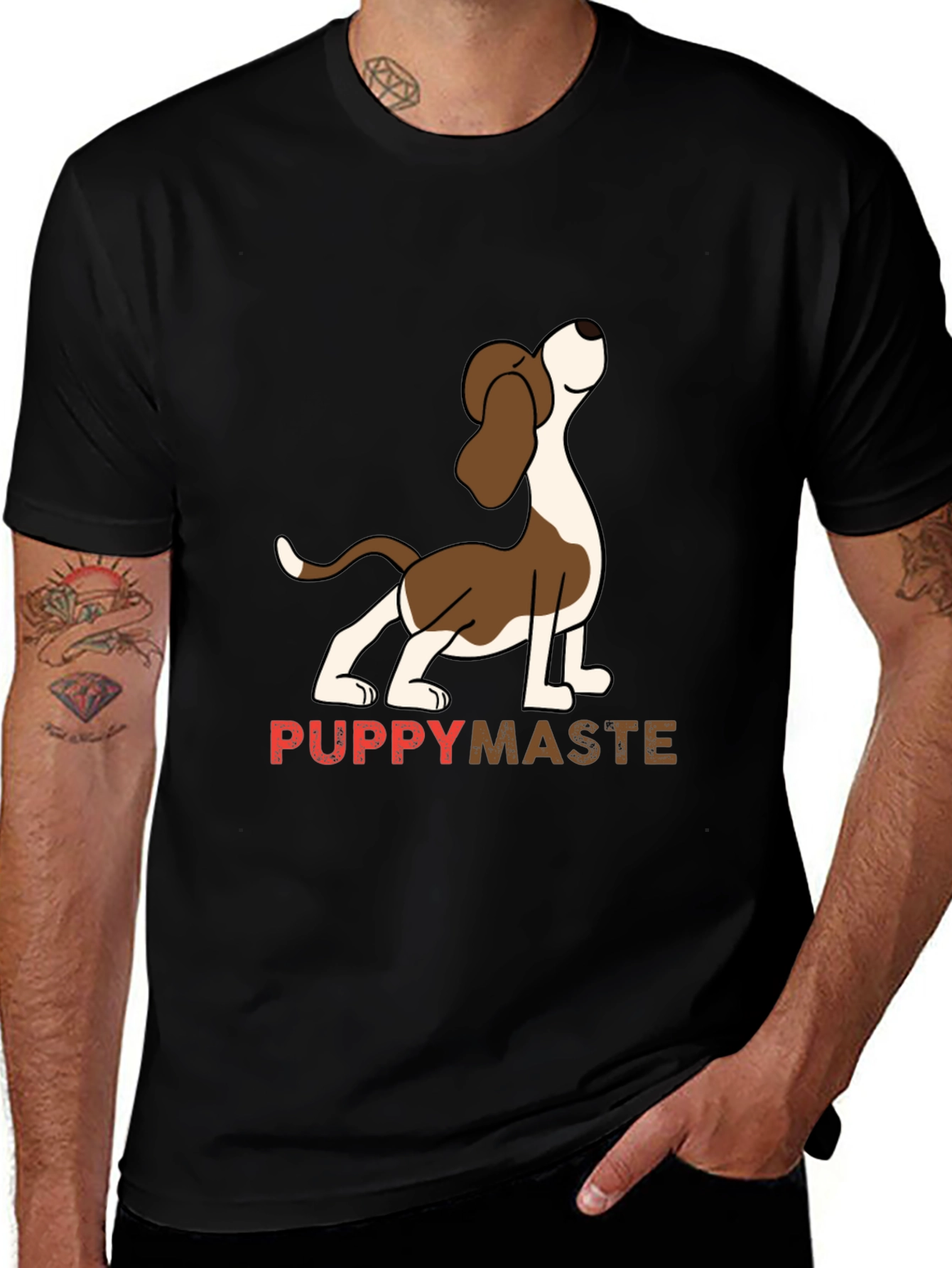 Variant 22 of Puppy Master Black T-Shirt