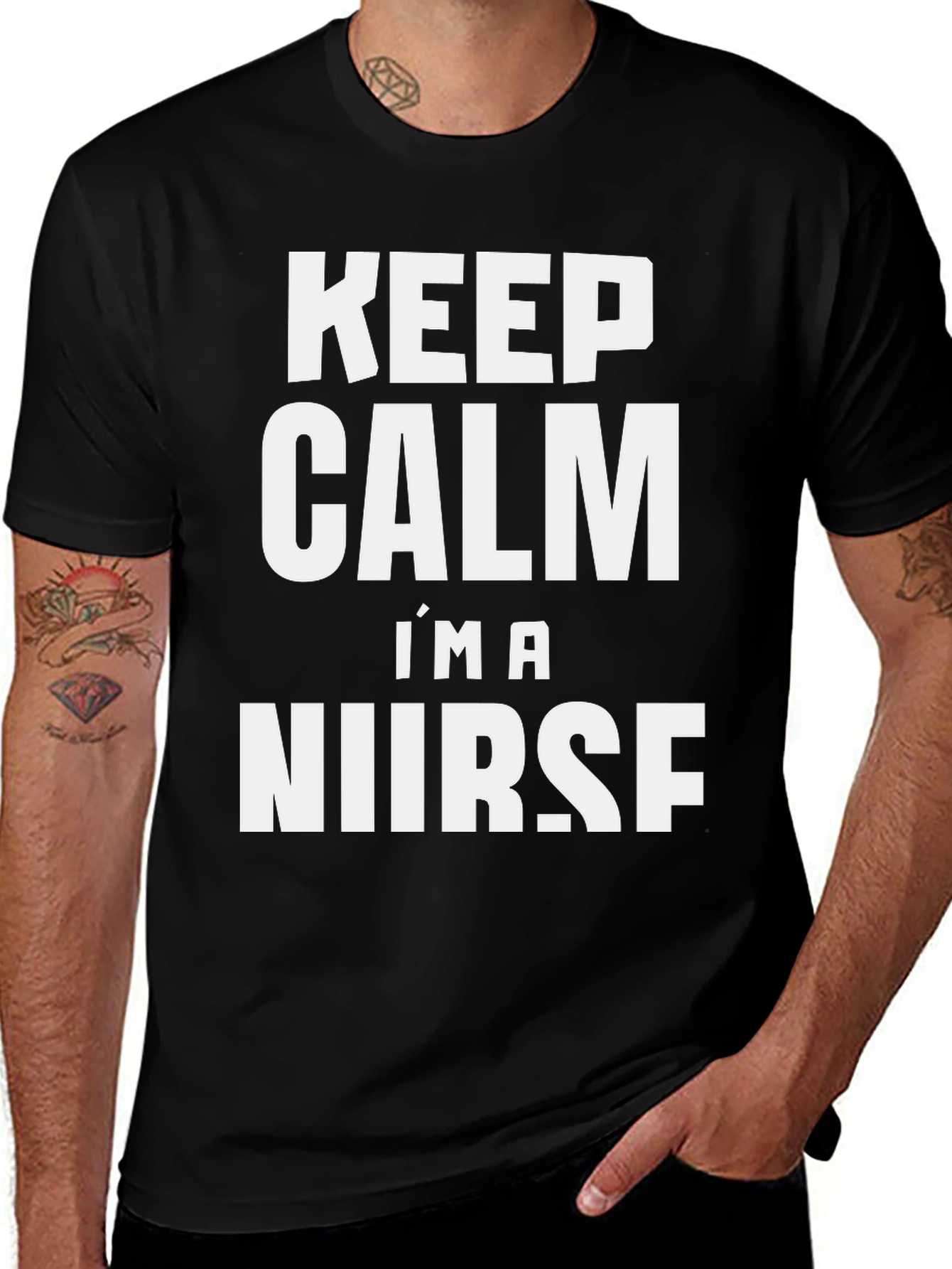 Variant 5 of Keep Calm I'm a Nurse T-Shirt