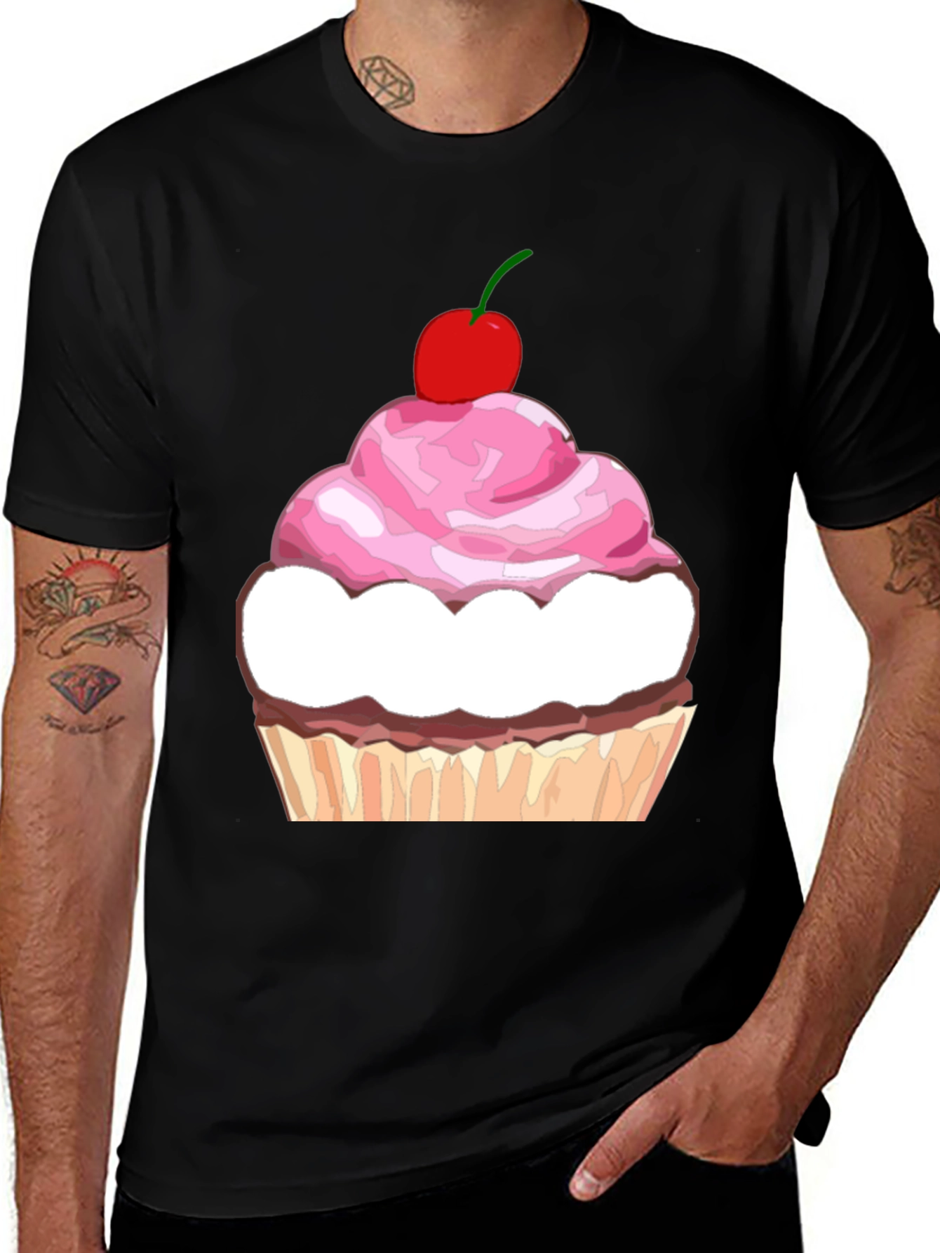 Variant 15 of Cupcake Graphic Tee - Sweet Style