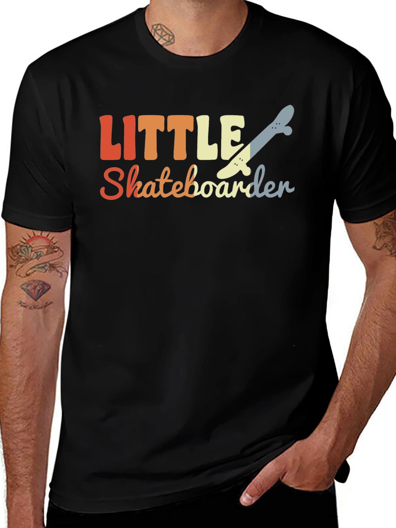 Variant 3 of Little Skateboarder Graphic Tee
