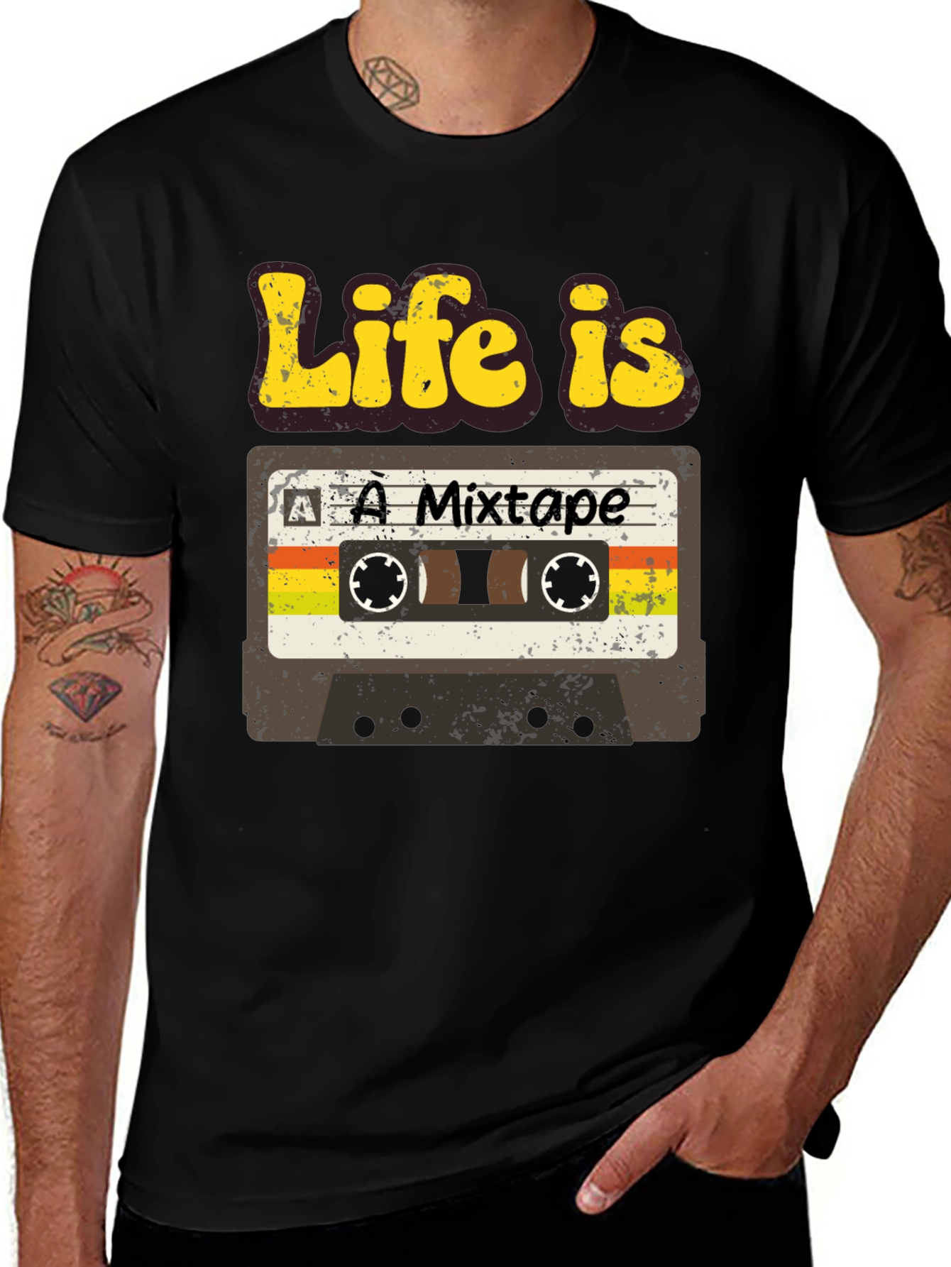 Variant 17 of Life is a Mixtape Graphic T-Shirt