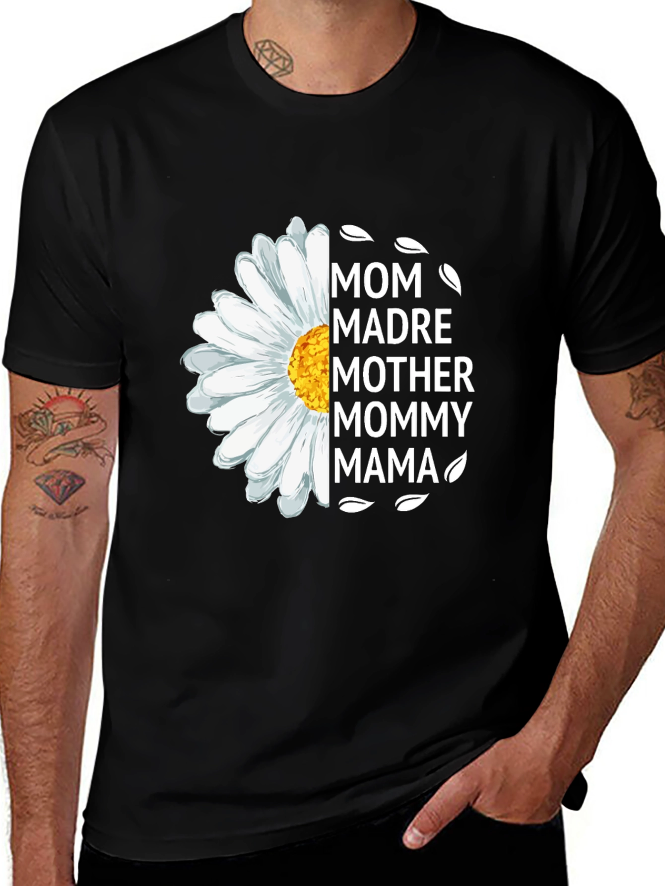 Mom Flower Graphic T-Shirt - Mother's Day Gift