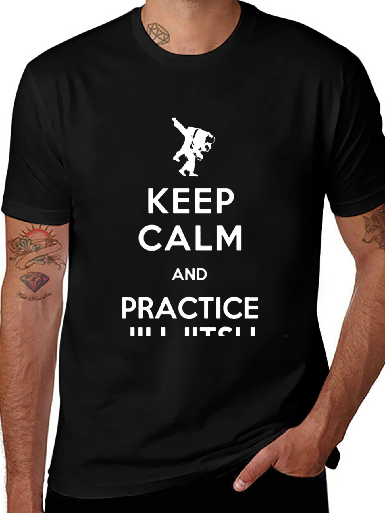 Variant 15 of Keep Calm Jiu Jitsu Black T-Shirt