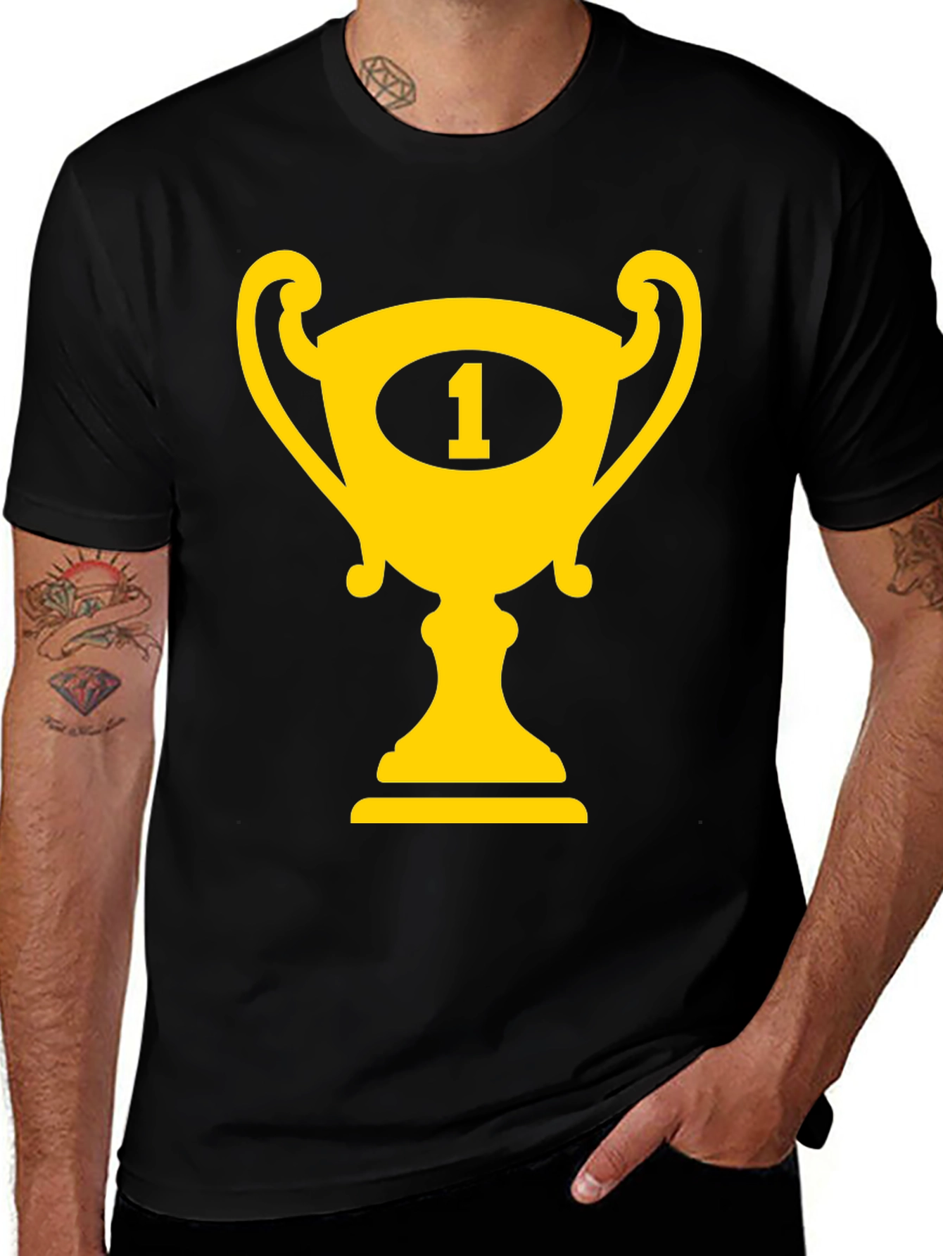 Champion T-Shirt - Number One Trophy Graphic