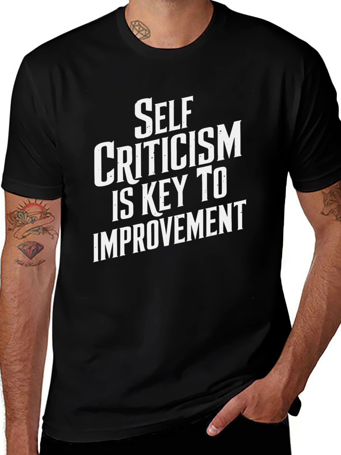 Self Criticism T-Shirt - Key to Improvement!