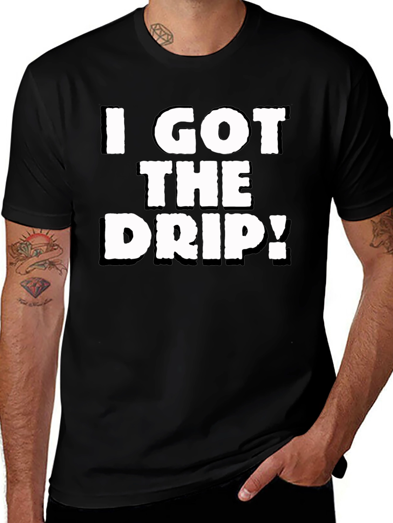 Variant 11 of I Got The Drip! Black Graphic Tee