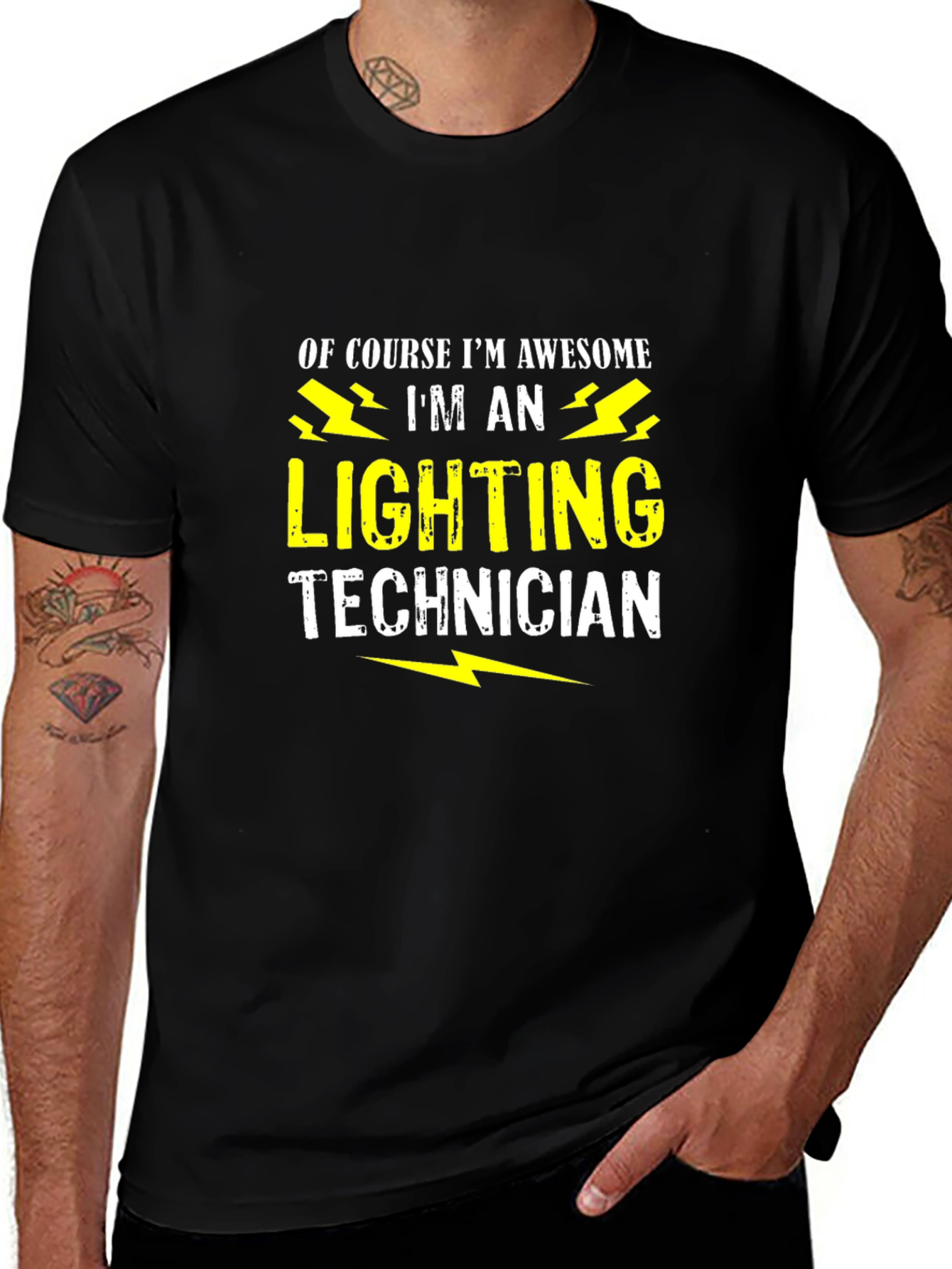 Variant 15 of Awesome Lighting Technician T-Shirt
