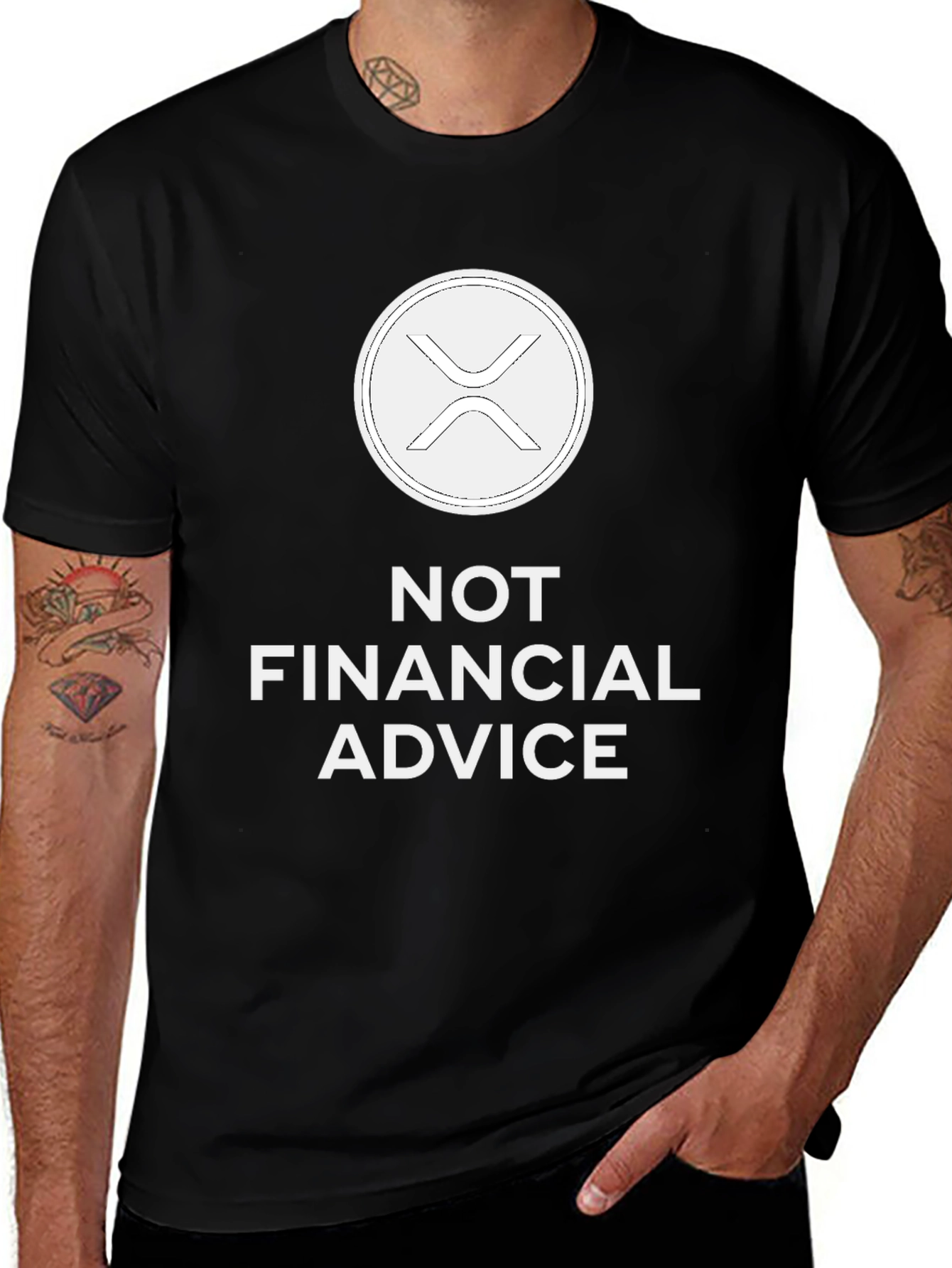 Variant 26 of XRP Crypto T-Shirt - NOT Financial Advice